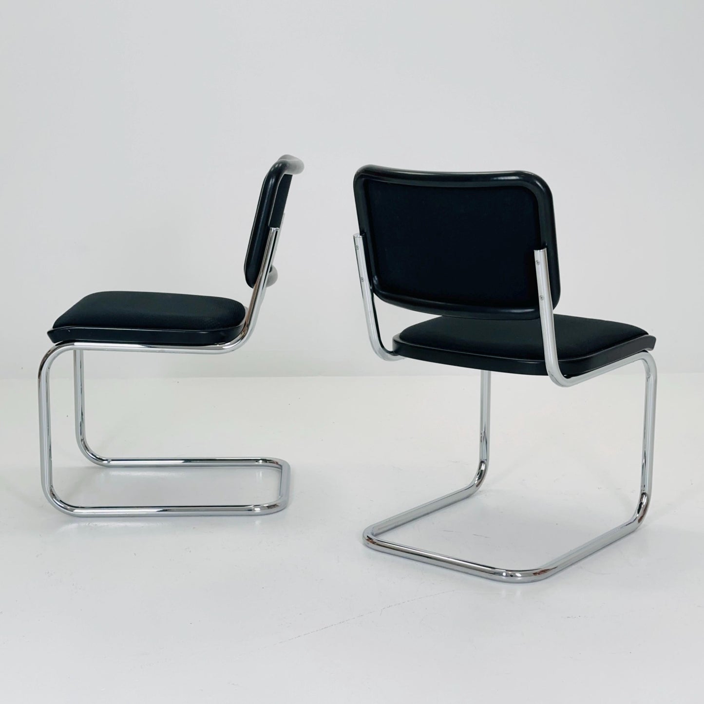 Set of 2 Mid-Century S32 Cantilever Chairs by Marcel Breuer & Mart Stam for Thonet, Germany 1980s
