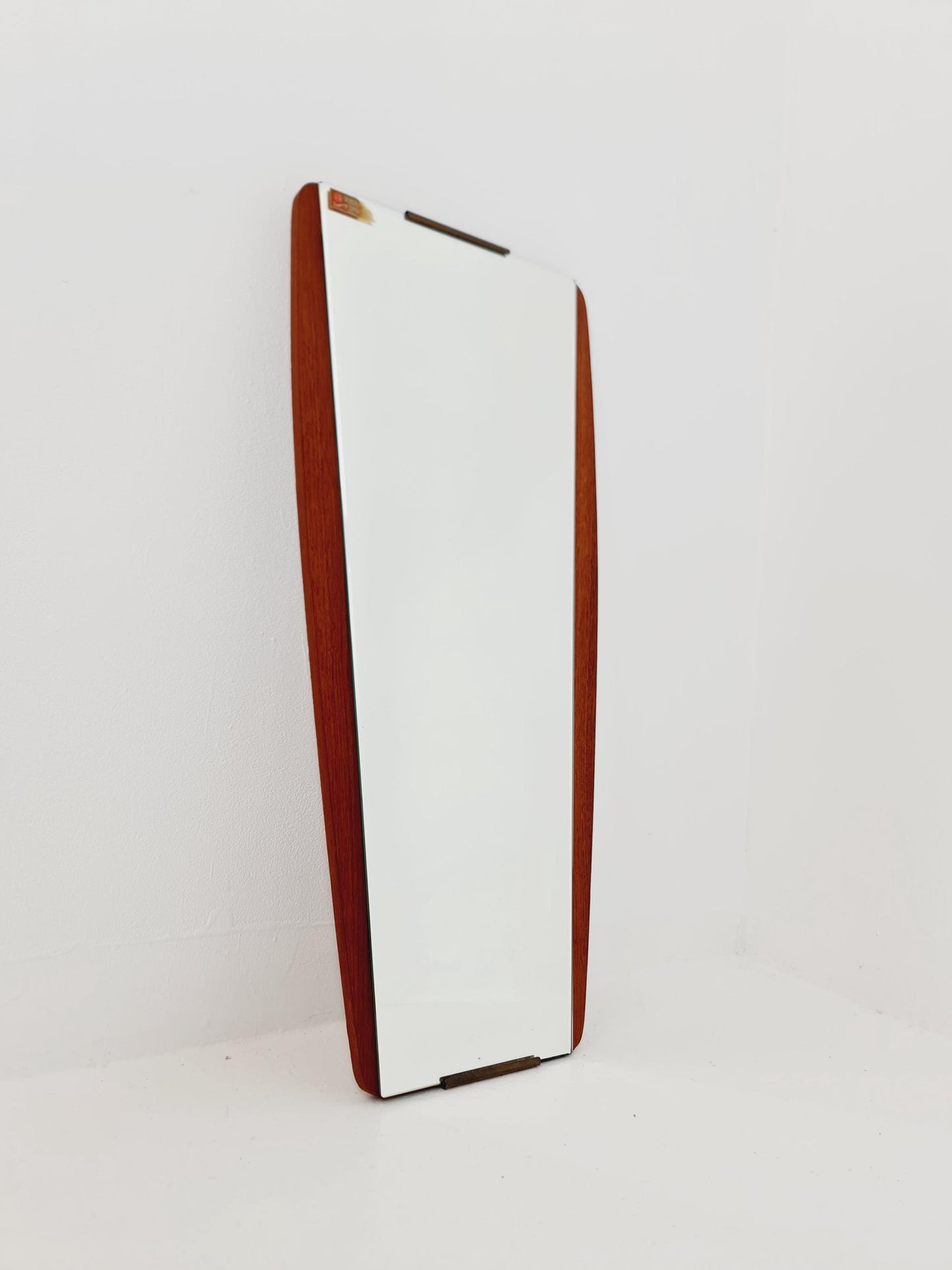 Mid century Vintage teak danish wall mirror, 1960s