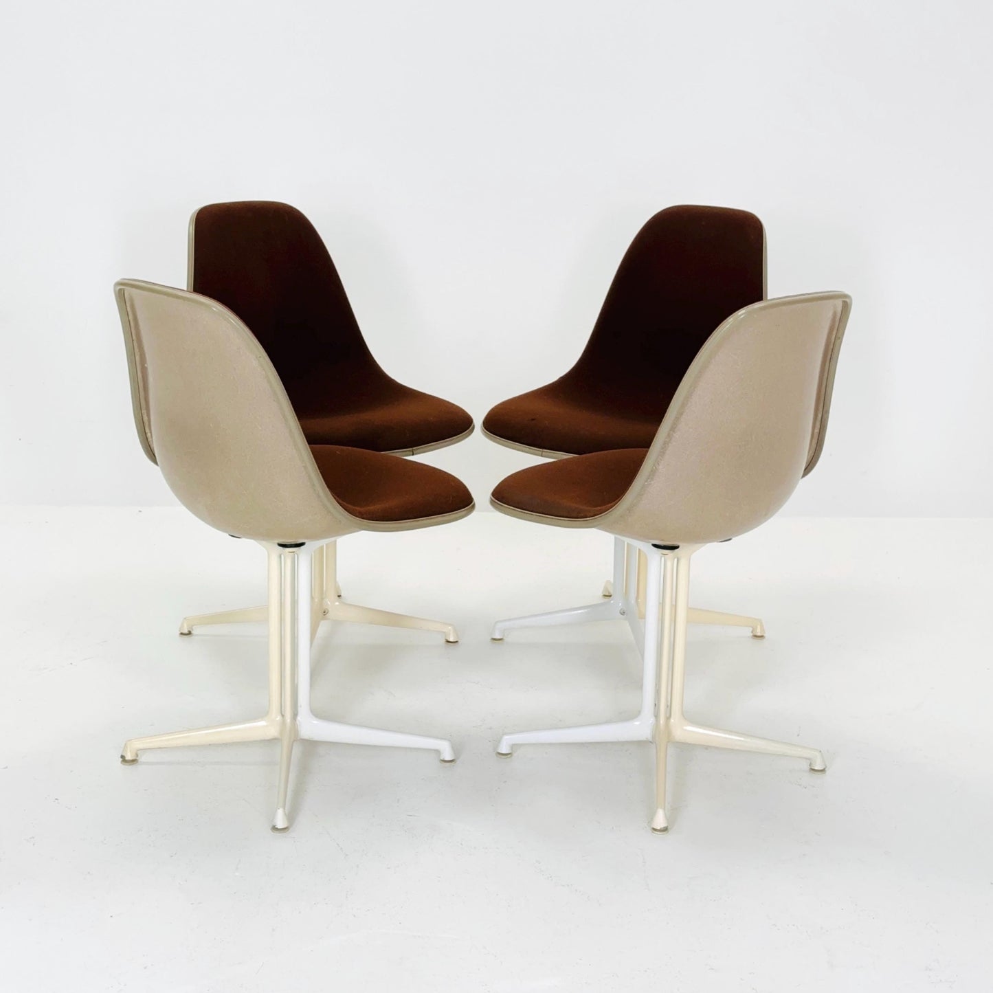 Set of 4 Mid Century ‘La Fonda’ Chairs by Charles & Ray Eames for Herman Miller, 1960s USA