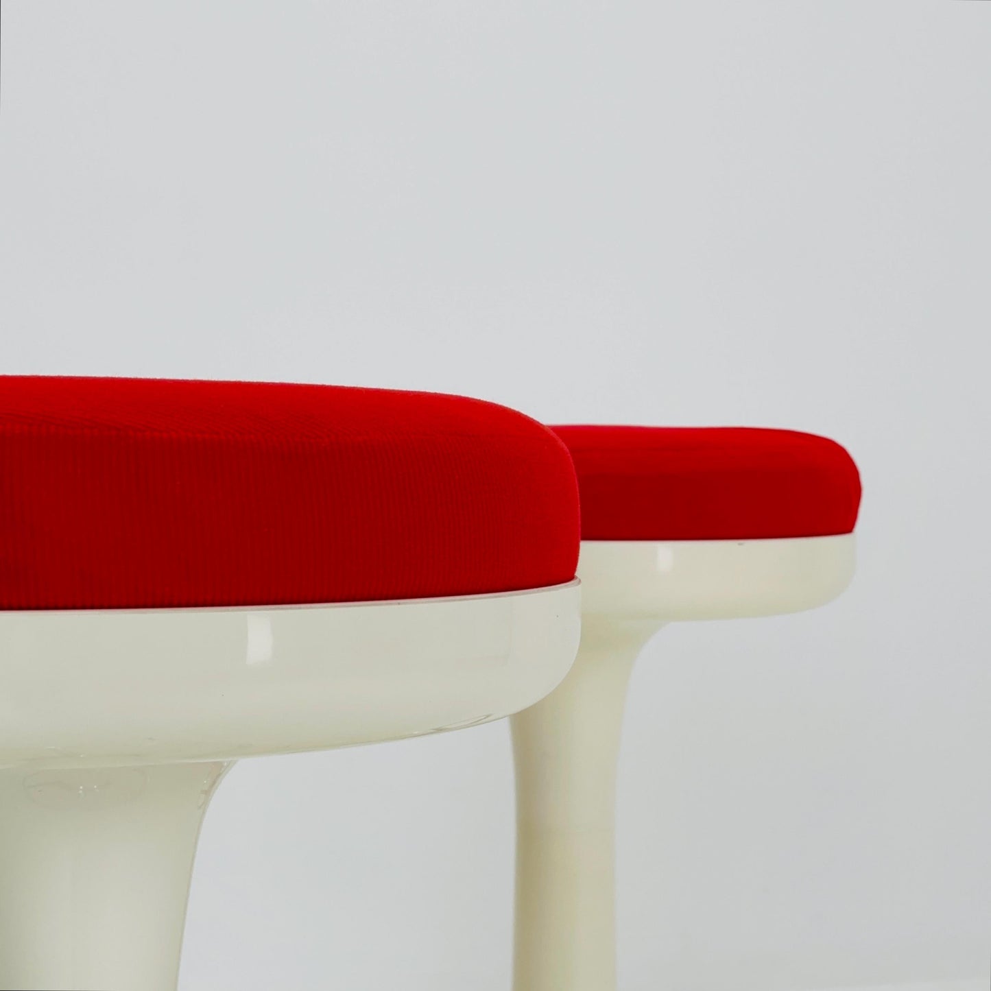 Set of 2 Space Age OH6 Bar Stools by Friedrich Stukenbröker, 1980s Germany
