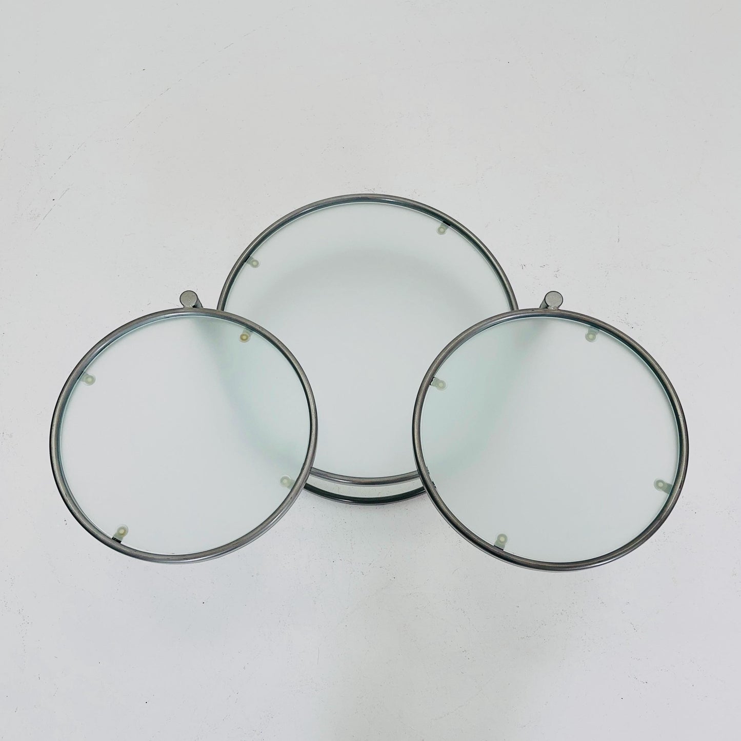 Mid Century coffee table with 3 swivel levels by Milo Baughman Italy 1970s