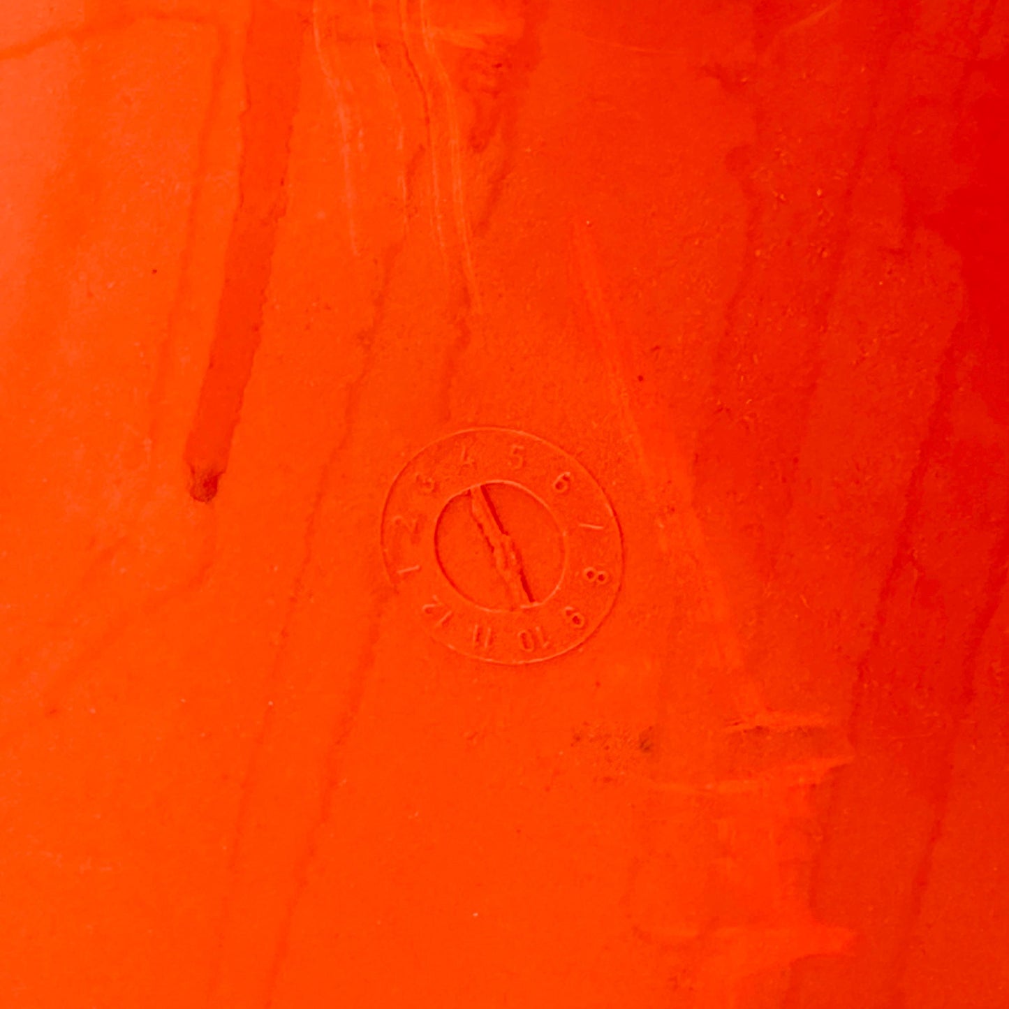 1 of 8 Mid Century Space Age Orange Chair by EKA Möbel, Germany 1970s