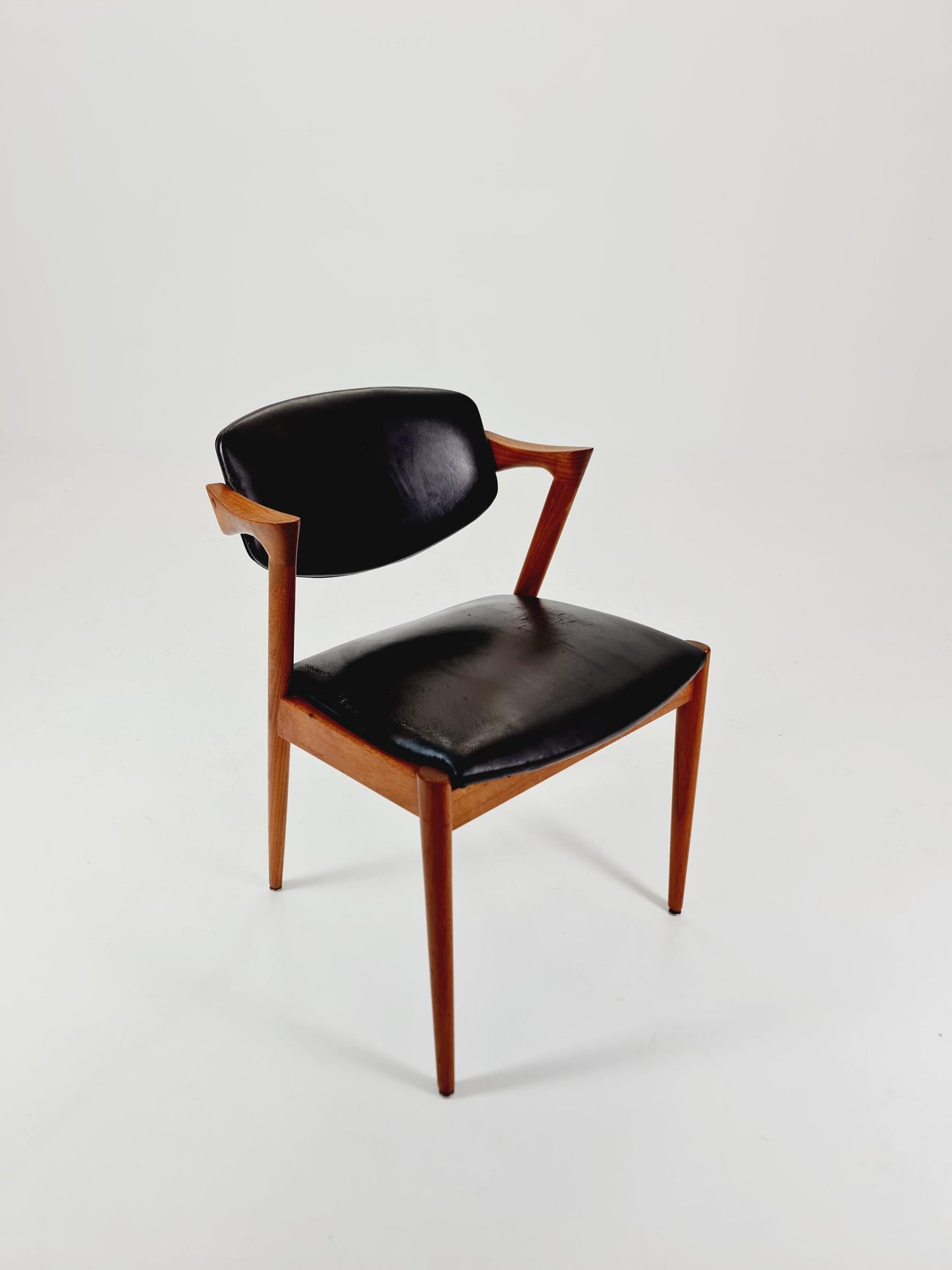 Mid Century Danish dining chair by Kai Kristiansen for Schou Andersen Model 42 - 1960s,