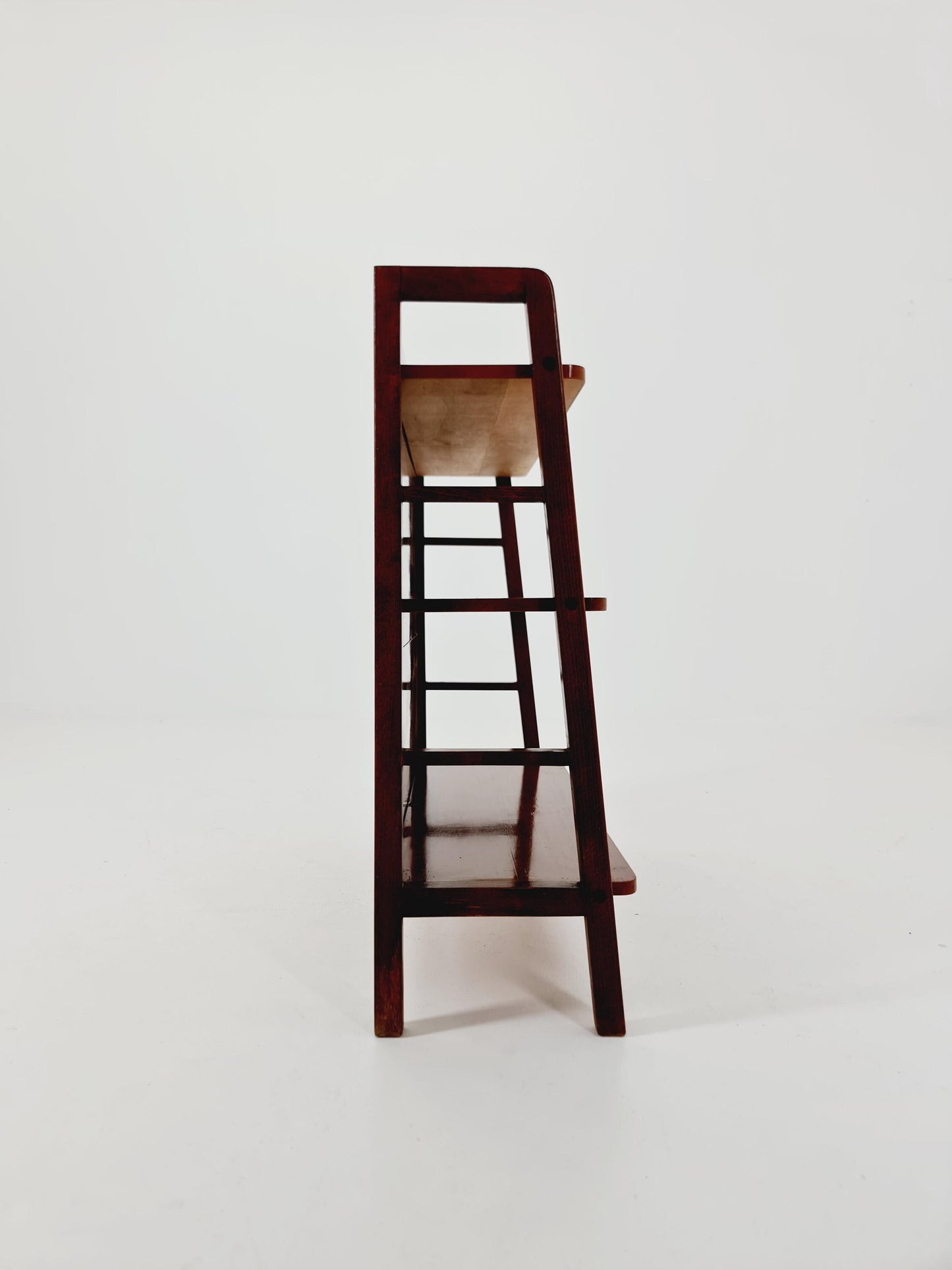 Free standing shelf-system, walnut Germany, 1950s