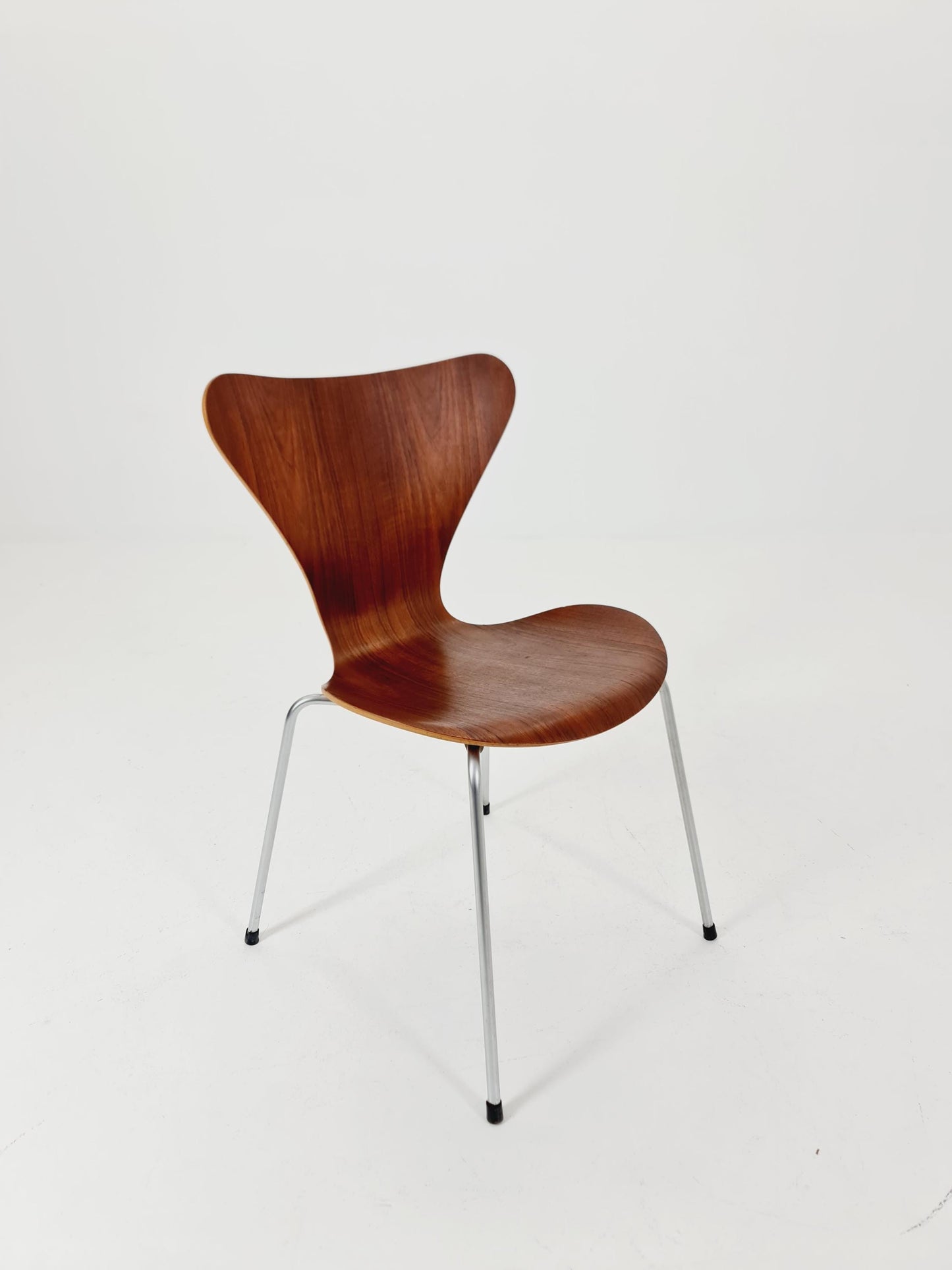 Vintage Teak 3107 Dining Chairs by Arne Jacobsen for Fritz Hansen, 1960s,