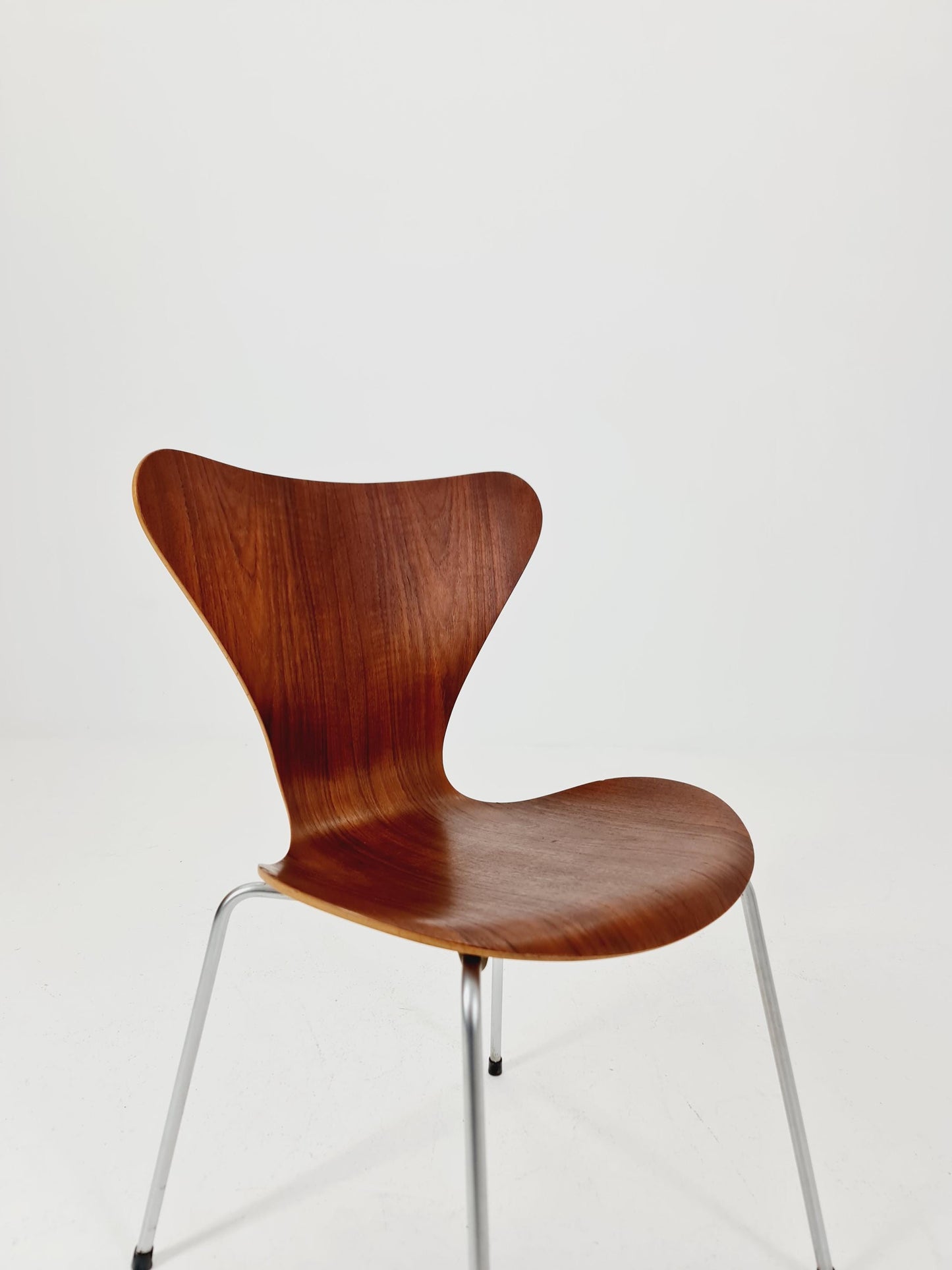 Vintage Teak 3107 Dining Chairs by Arne Jacobsen for Fritz Hansen, 1960s,