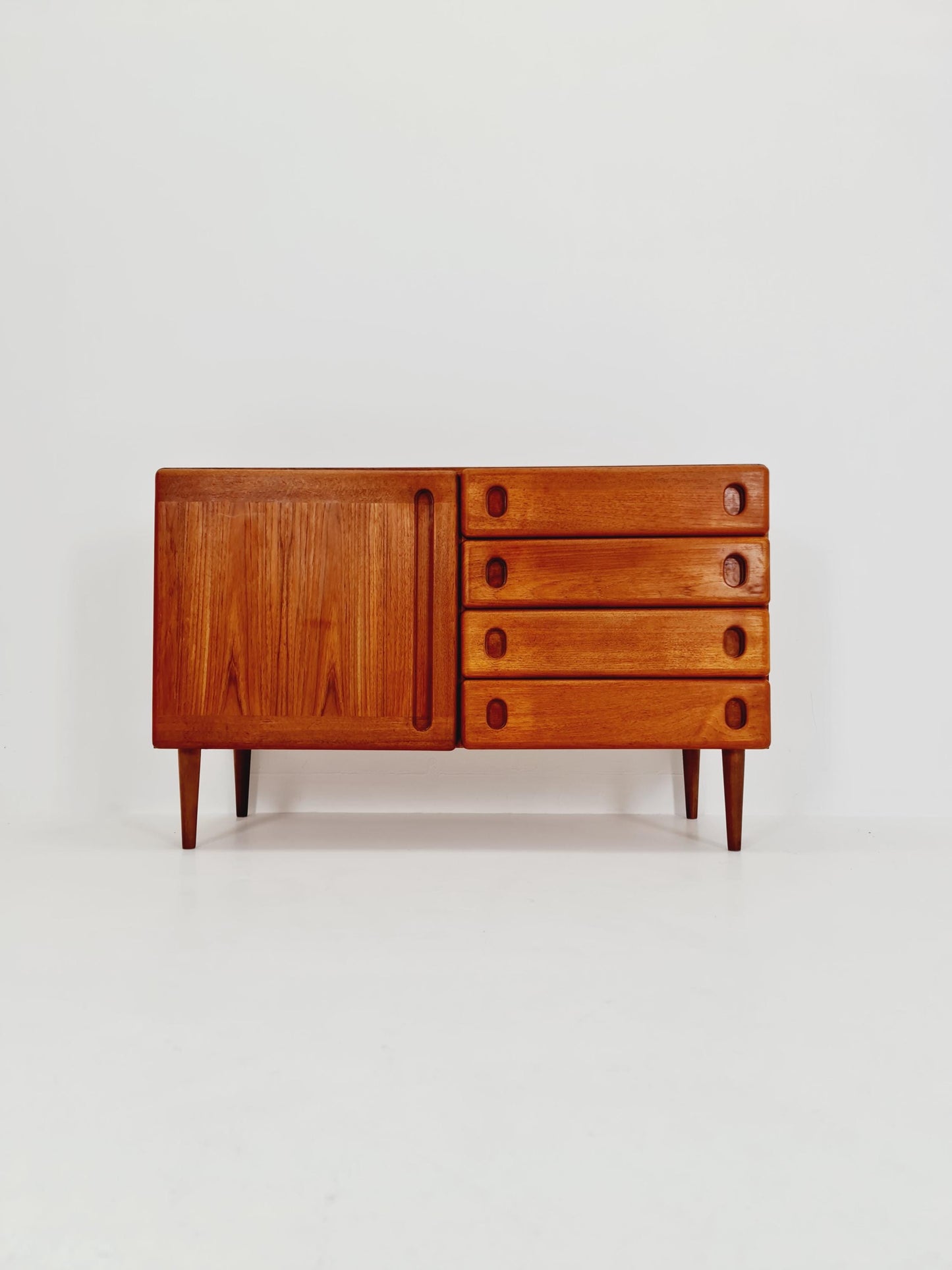 Mid century Danish Solid teak Sideboard 1960s