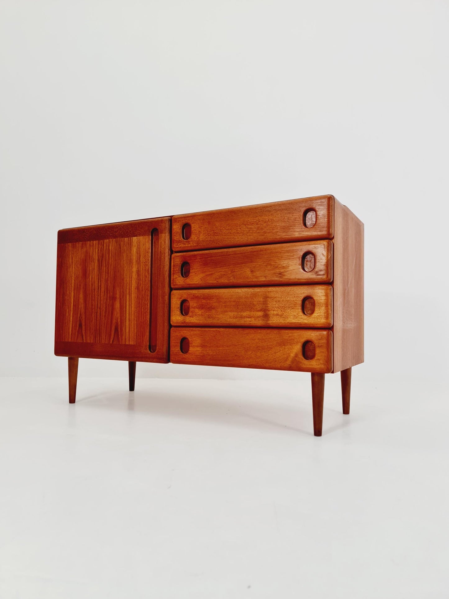 Mid century Danish Solid teak Sideboard 1960s