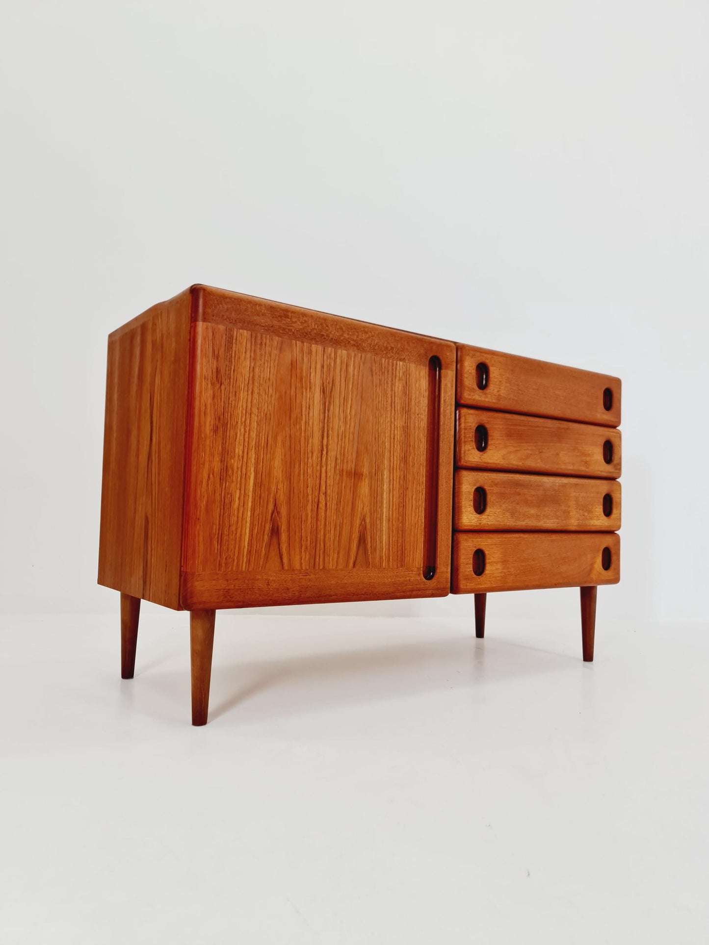 Mid century Danish Solid teak Sideboard 1960s