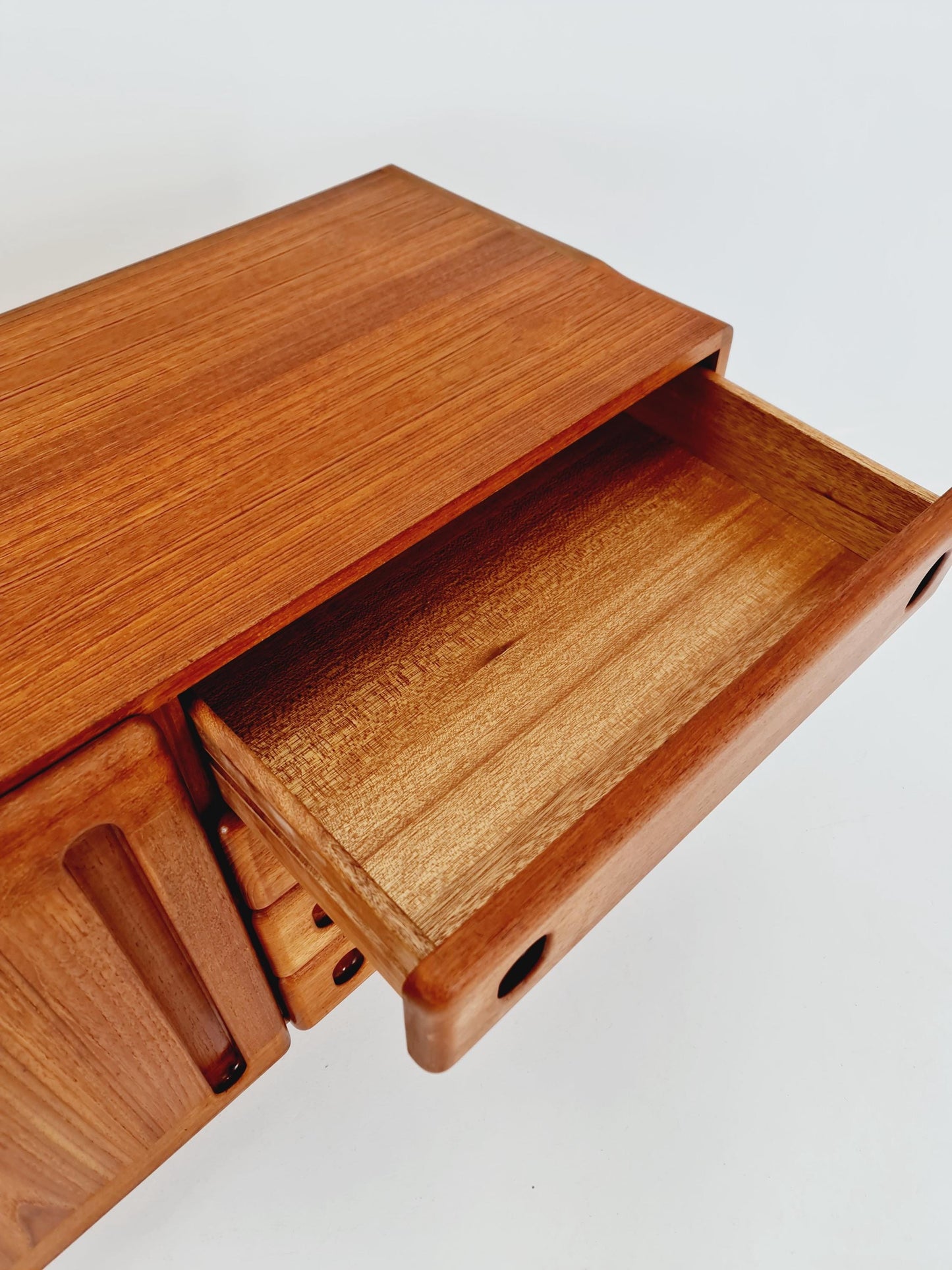 Mid century Danish Solid teak Sideboard 1960s