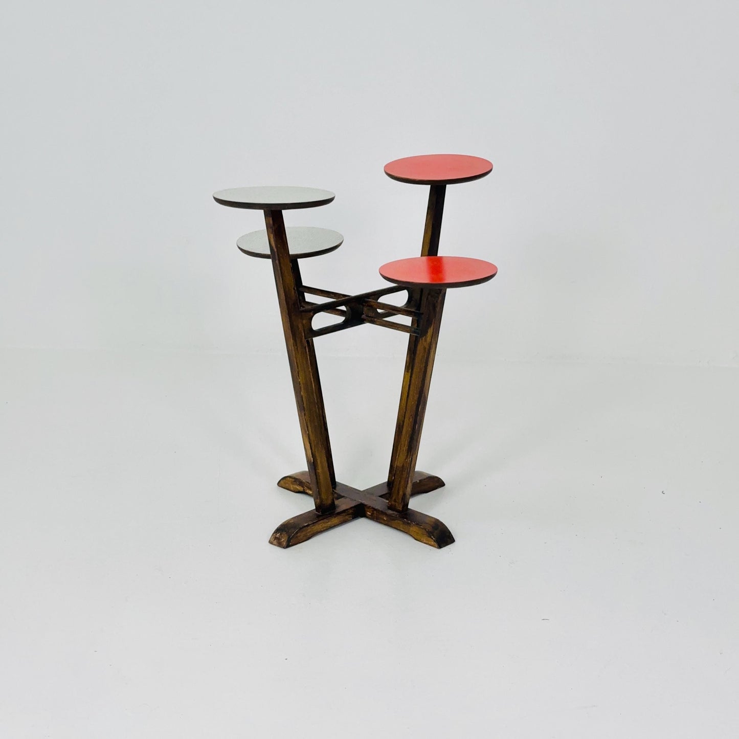 German Mid-Century Plant Stand/flower table in Atomic Design ,Multilevel 1960s
