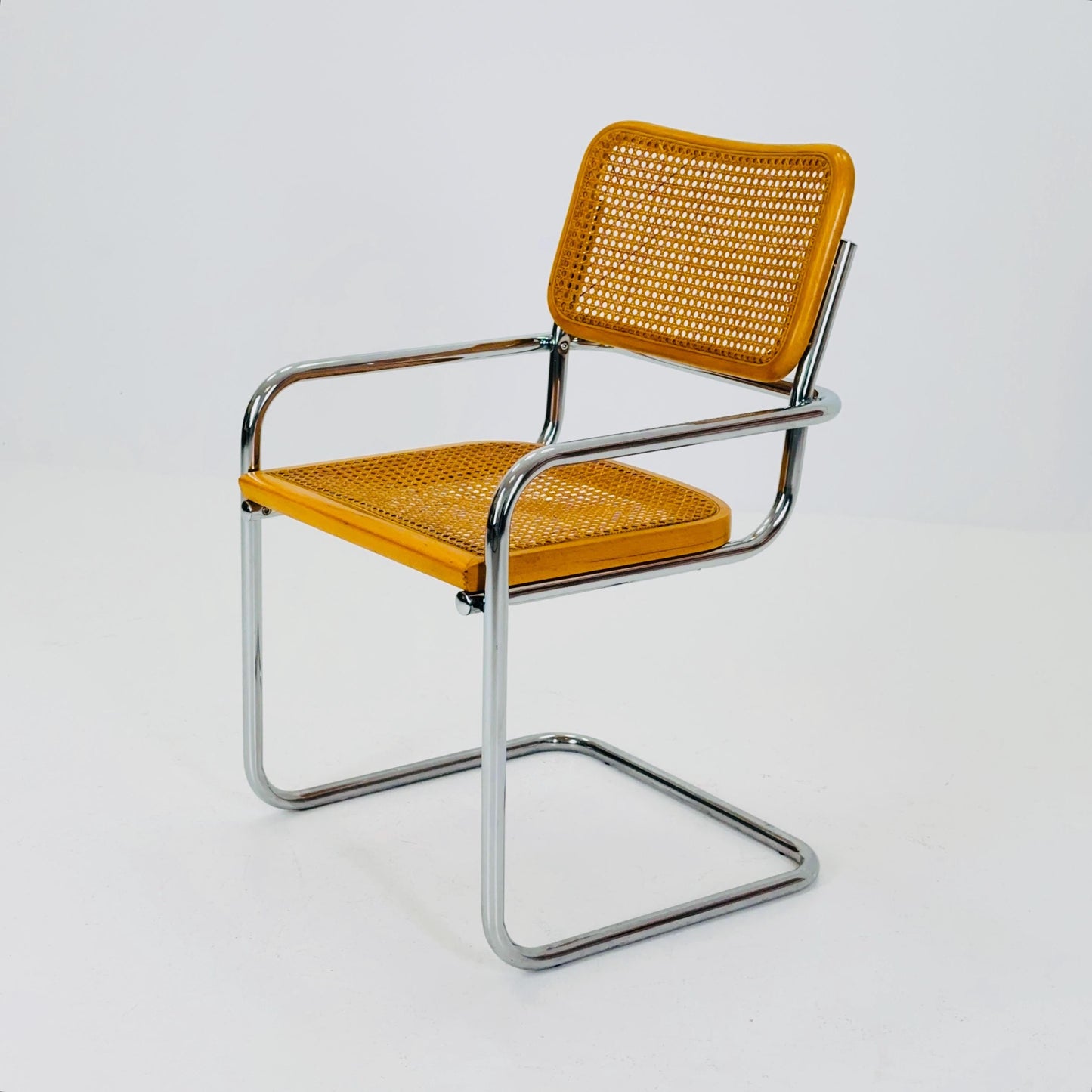 Mid century Cesca ArmChair designed by Marcel Breuer, 1970s Italy