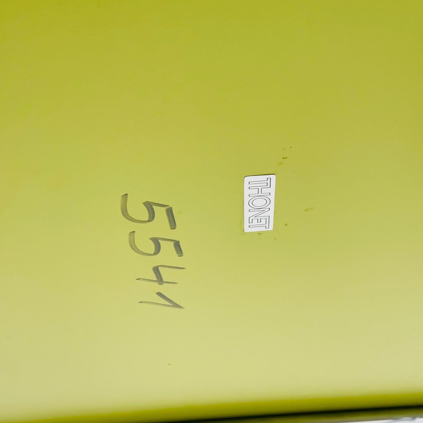 Mid Century Bauhahus White Square Dining Table by Thonet, Germany 1980s