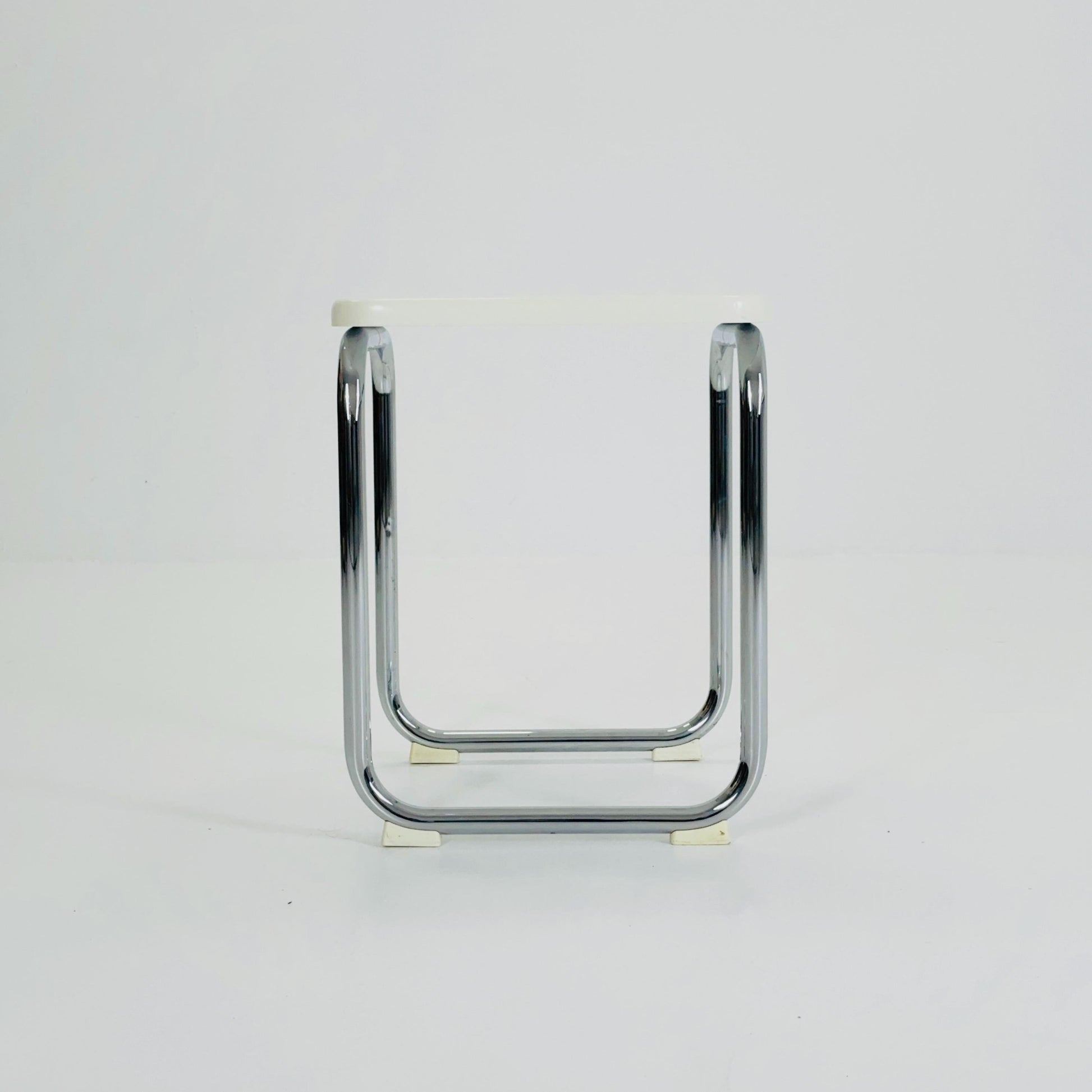 Mid Century Bauhaus Side Table / Stool by Nicol, Bauhaus Germany 1980s
