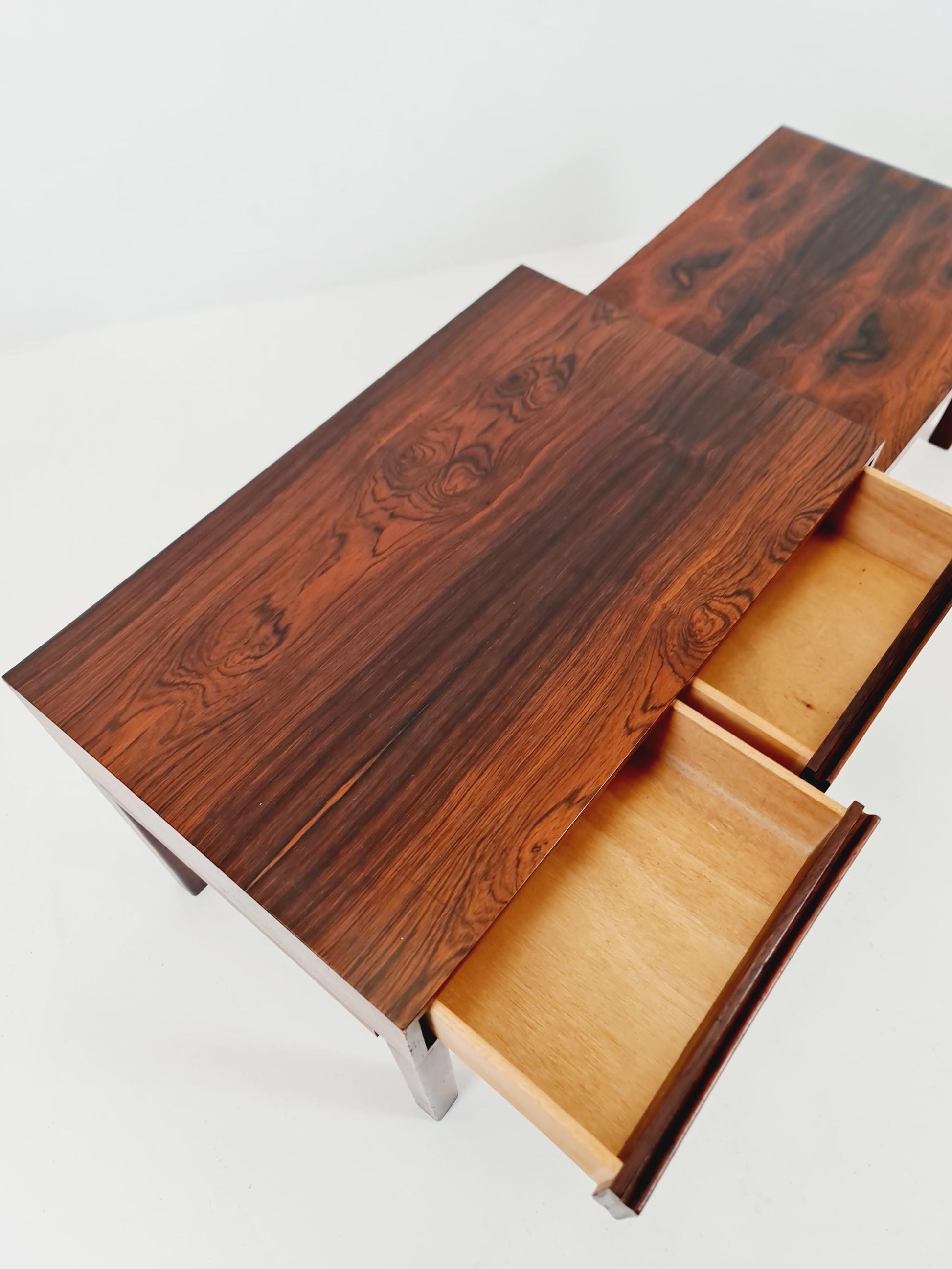 Danish teak & Rosewood telefon table/ hallway table Wards Ateljer AB Denmark, 1960s