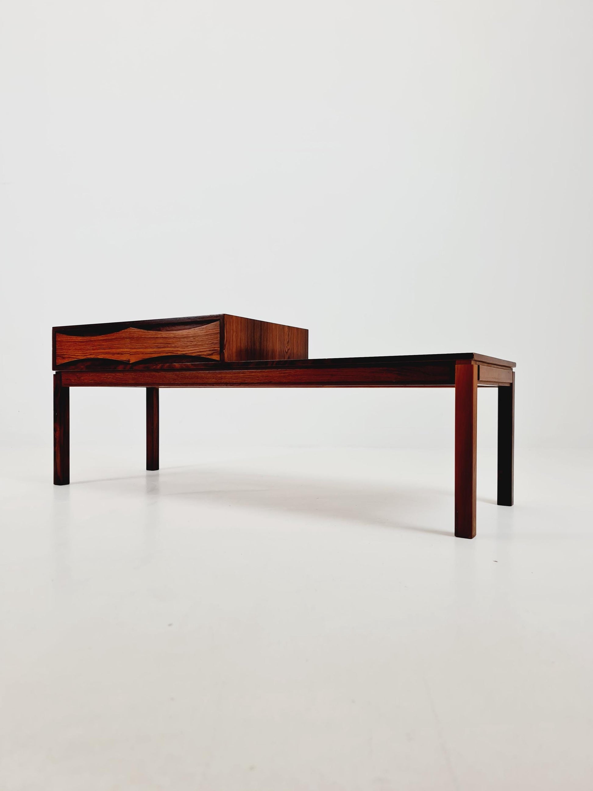 Danish teak & Rosewood telefon table/ hallway table Wards Ateljer AB Denmark, 1960s