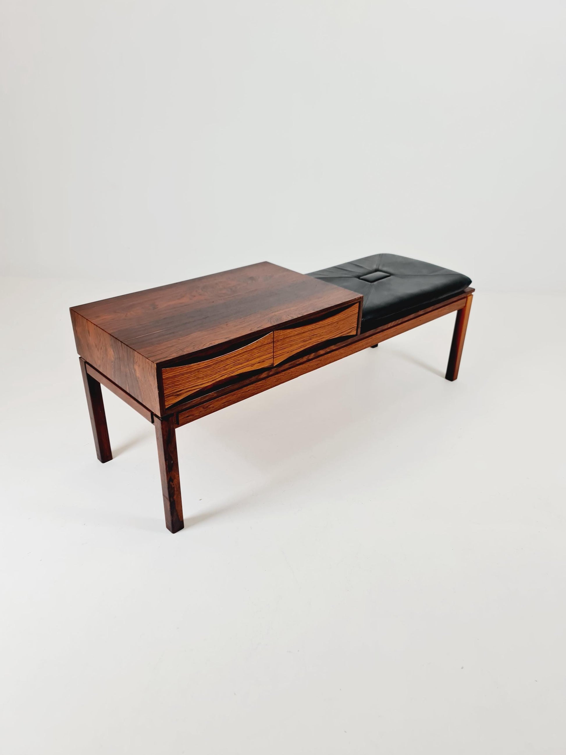 Danish teak & Rosewood telefon table/ hallway table Wards Ateljer AB Denmark, 1960s