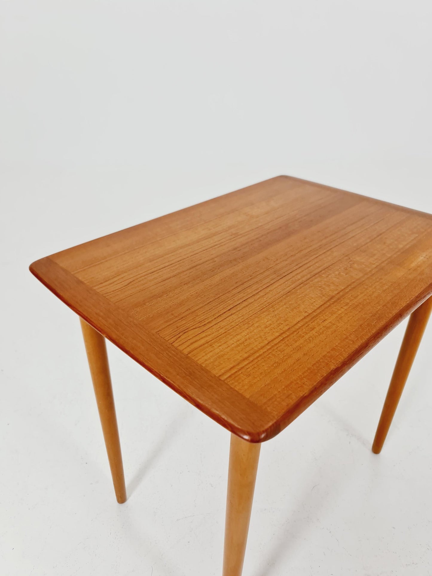 Midcentury Norway teak nesting tables/ side tables by Torpe Möbelfabrik 1960s