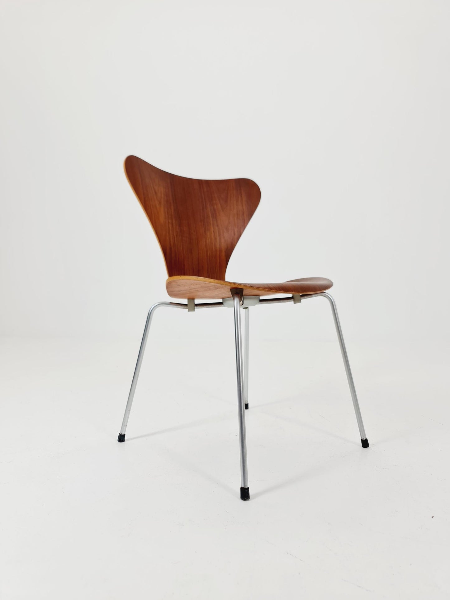 Vintage Teak 3107 Dining Chairs by Arne Jacobsen for Fritz Hansen, 1960s,