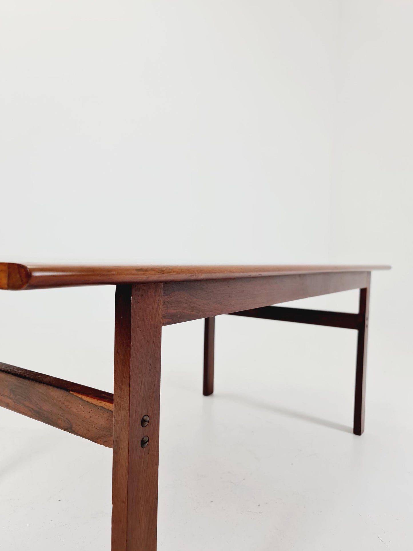 Danish Rosewood Coffee Table by lllum Wikkelso for Niles Eilersen , 1960s