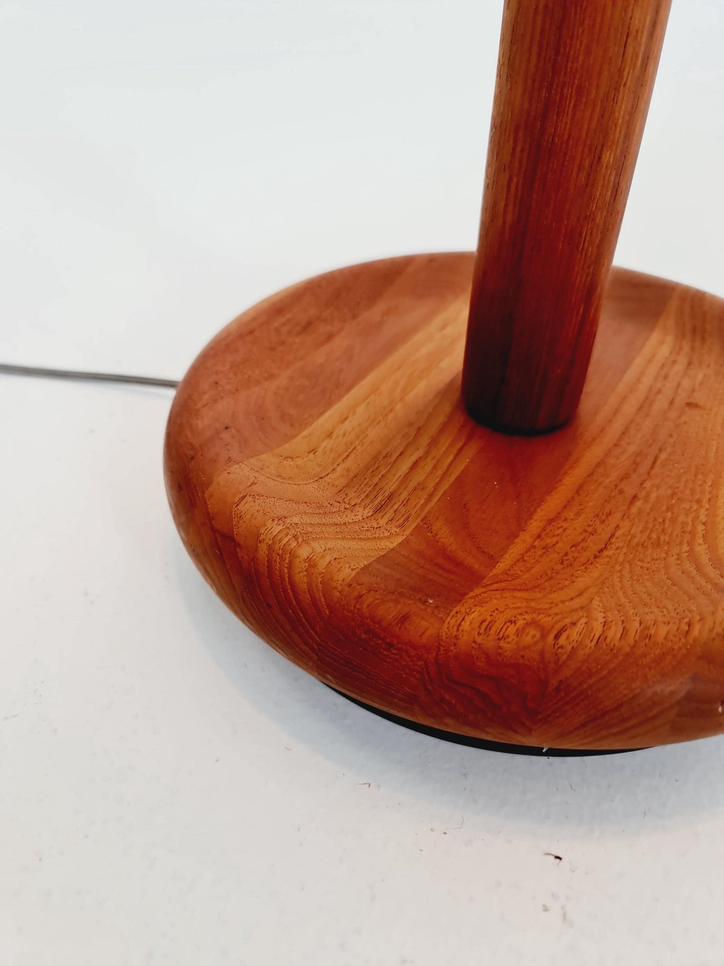 Rare big Midcentury Danish floor lamp by KIRK solid teak, 1960s