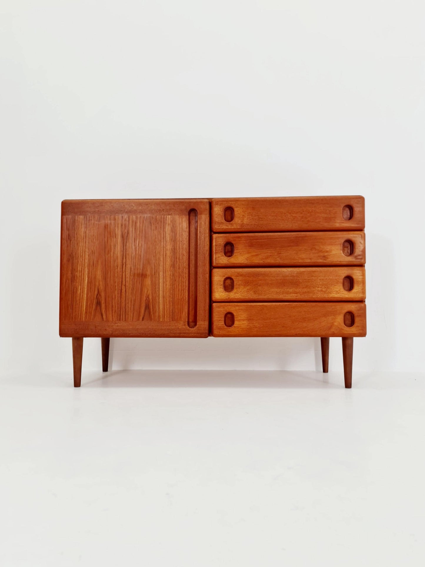 Mid century Danish Solid teak Sideboard 1960s