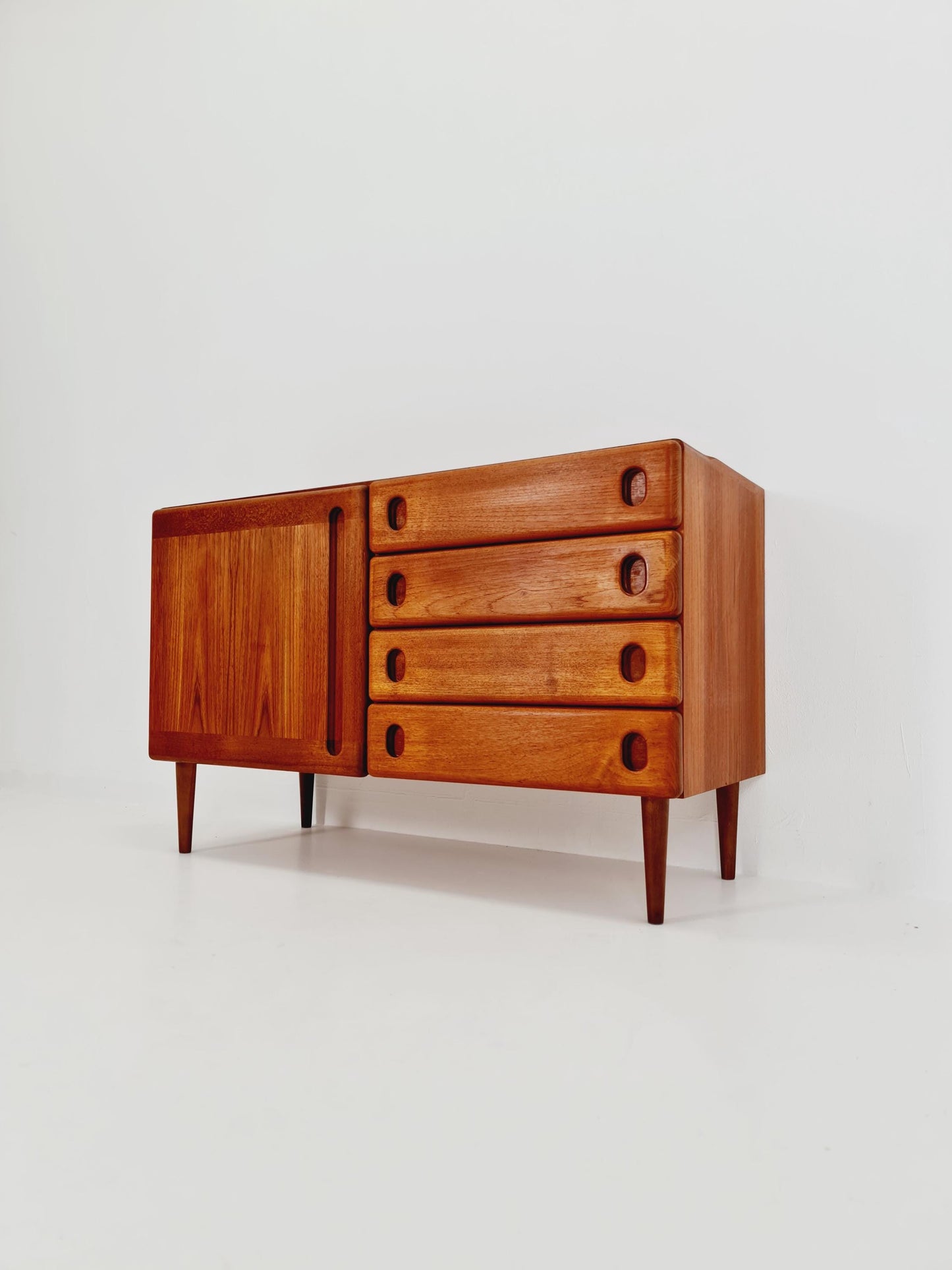 Mid century Danish Solid teak Sideboard 1960s