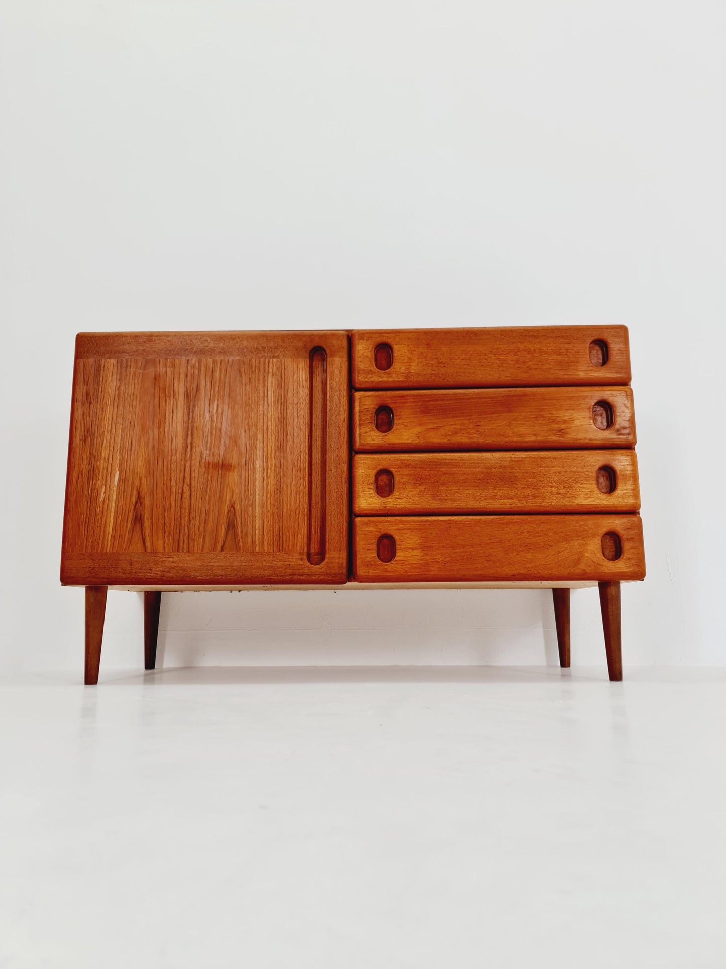 Mid century Danish Solid teak Sideboard 1960s
