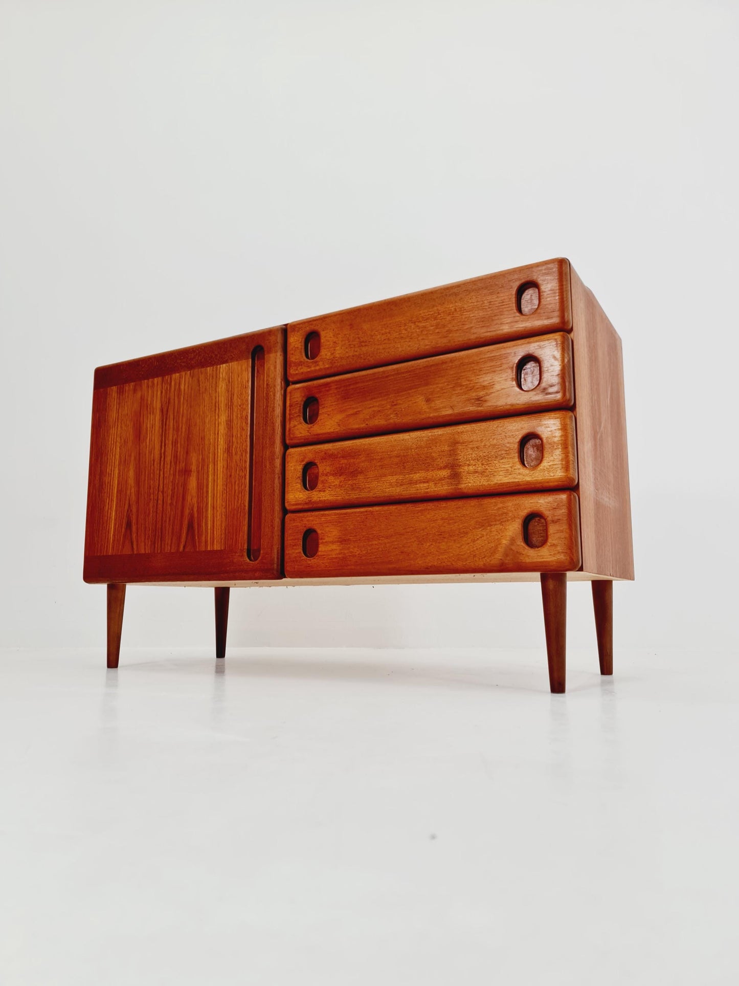 Mid century Danish Solid teak Sideboard 1960s