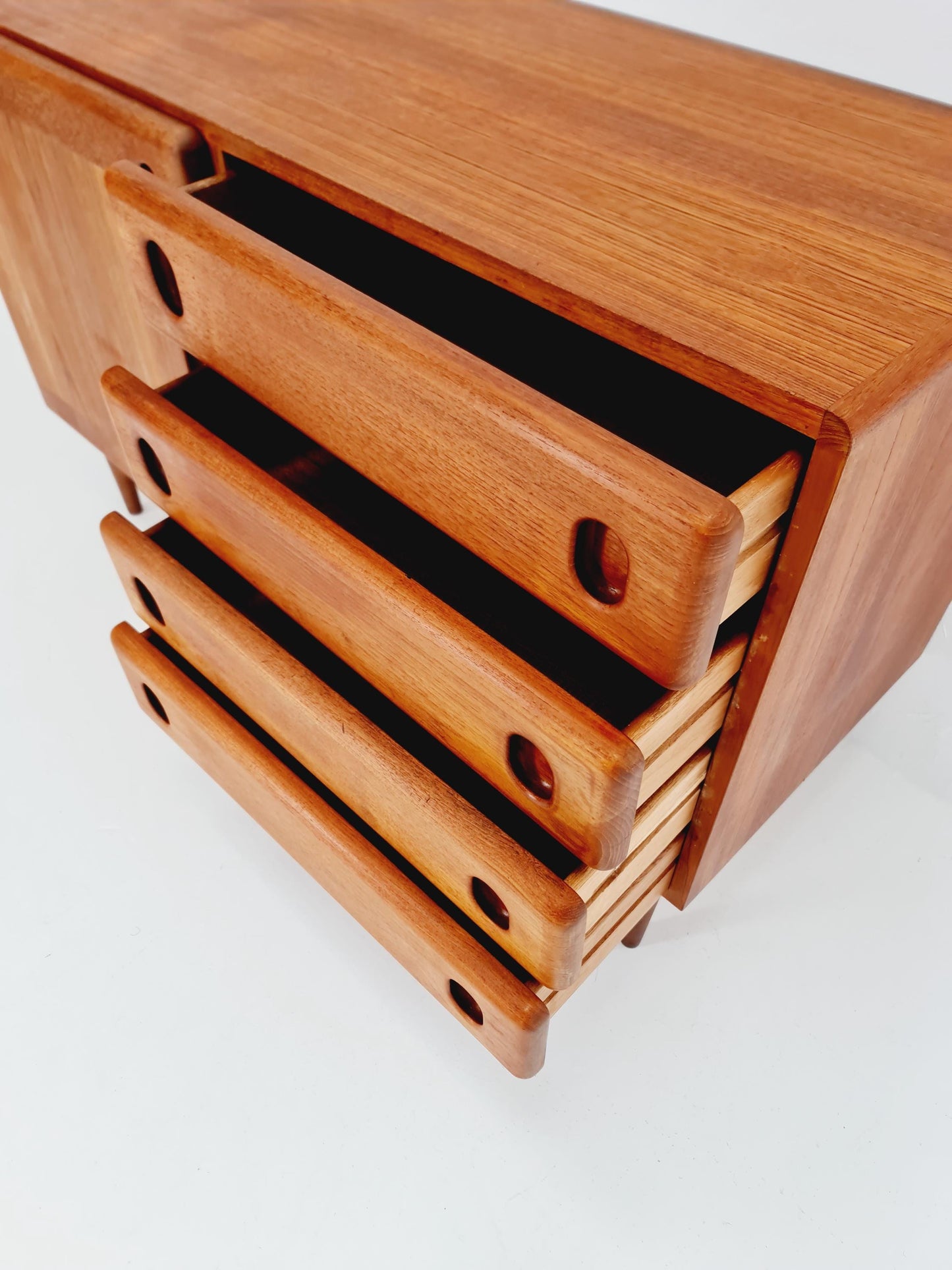 Mid century Danish Solid teak Sideboard 1960s