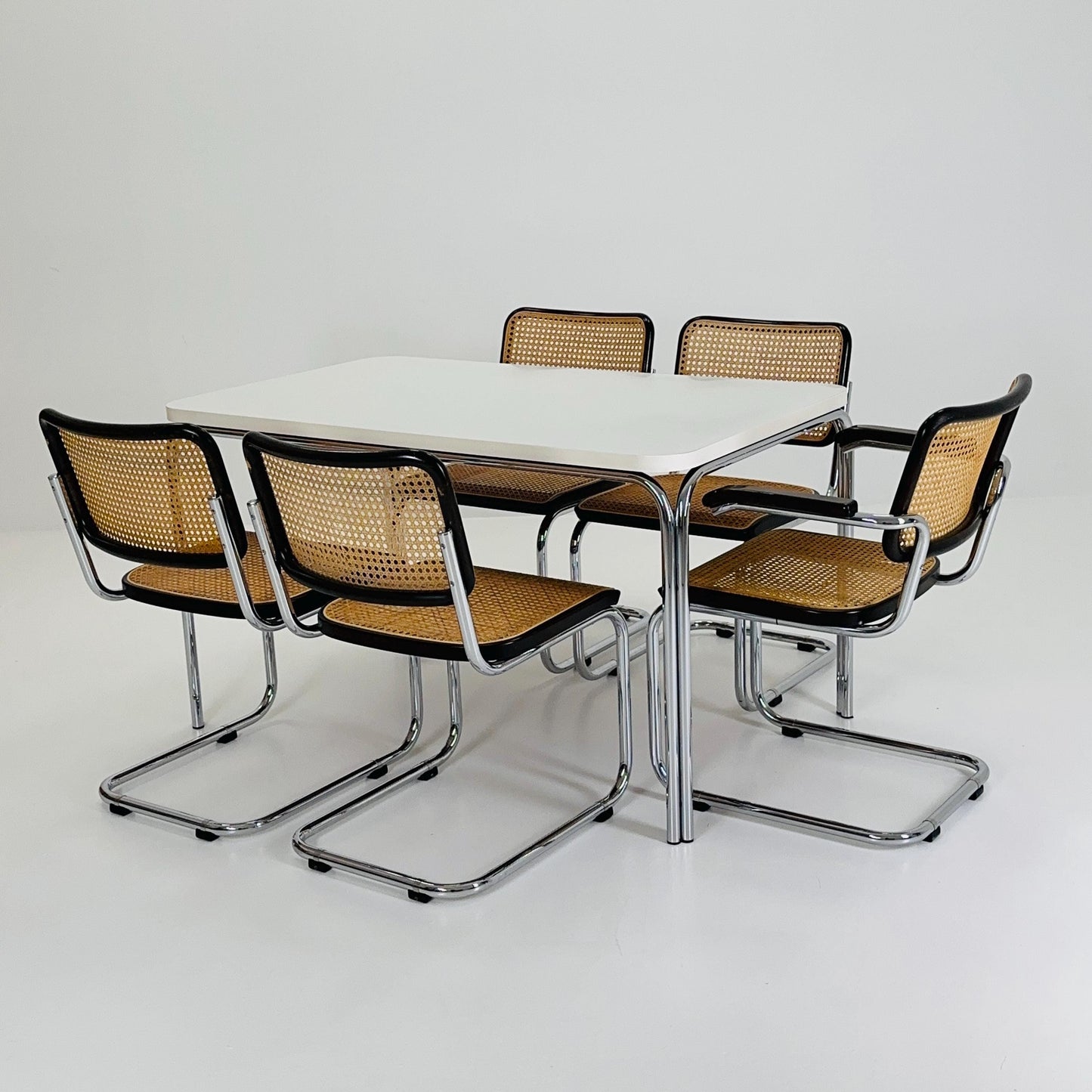Mid century Original Cesca S64 Cantilever Armchair by Marcel Breuer, Bauhaus Design, Germany Thonet 1970s