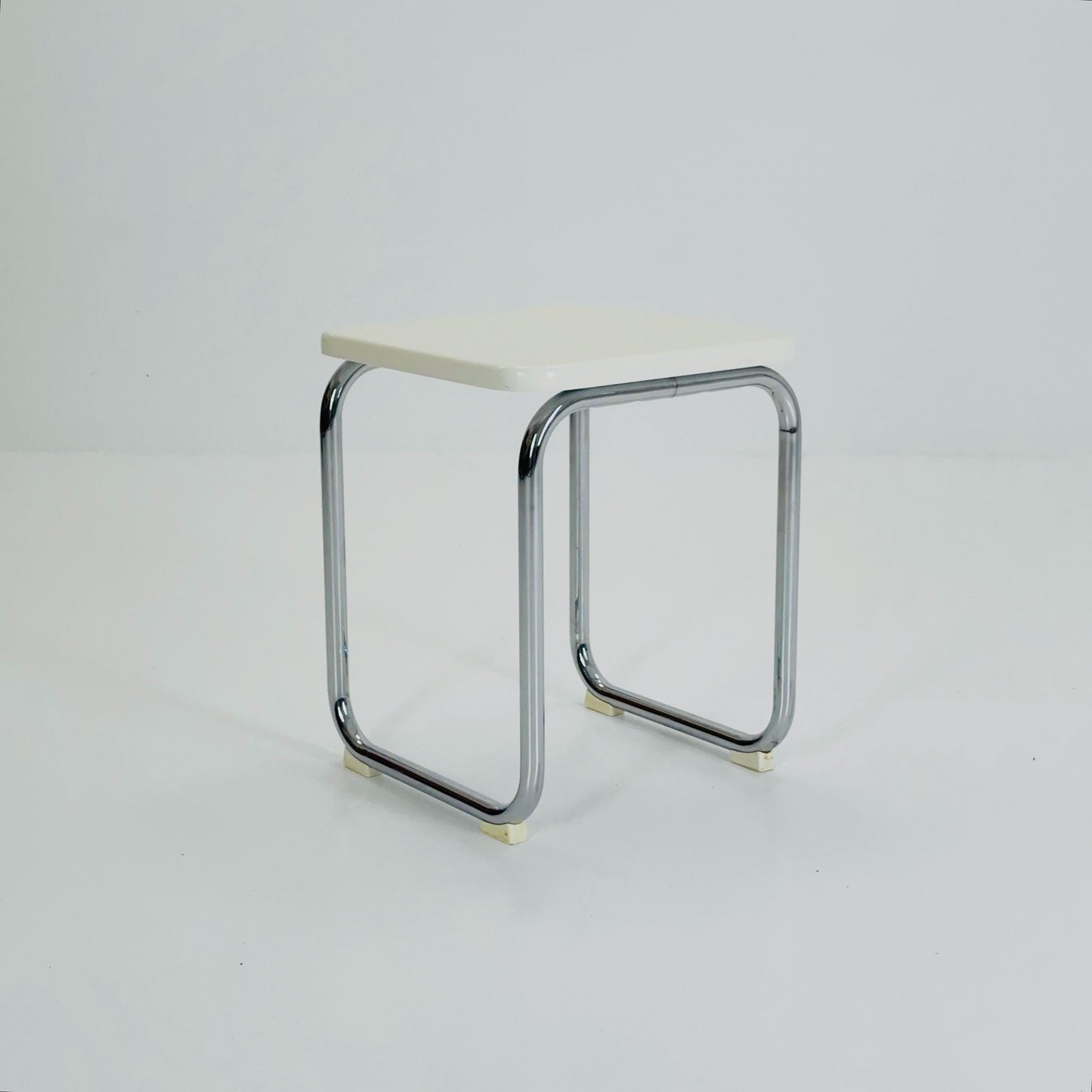 Mid Century Bauhaus Side Table / Stool by Nicol, Bauhaus Germany 1980s