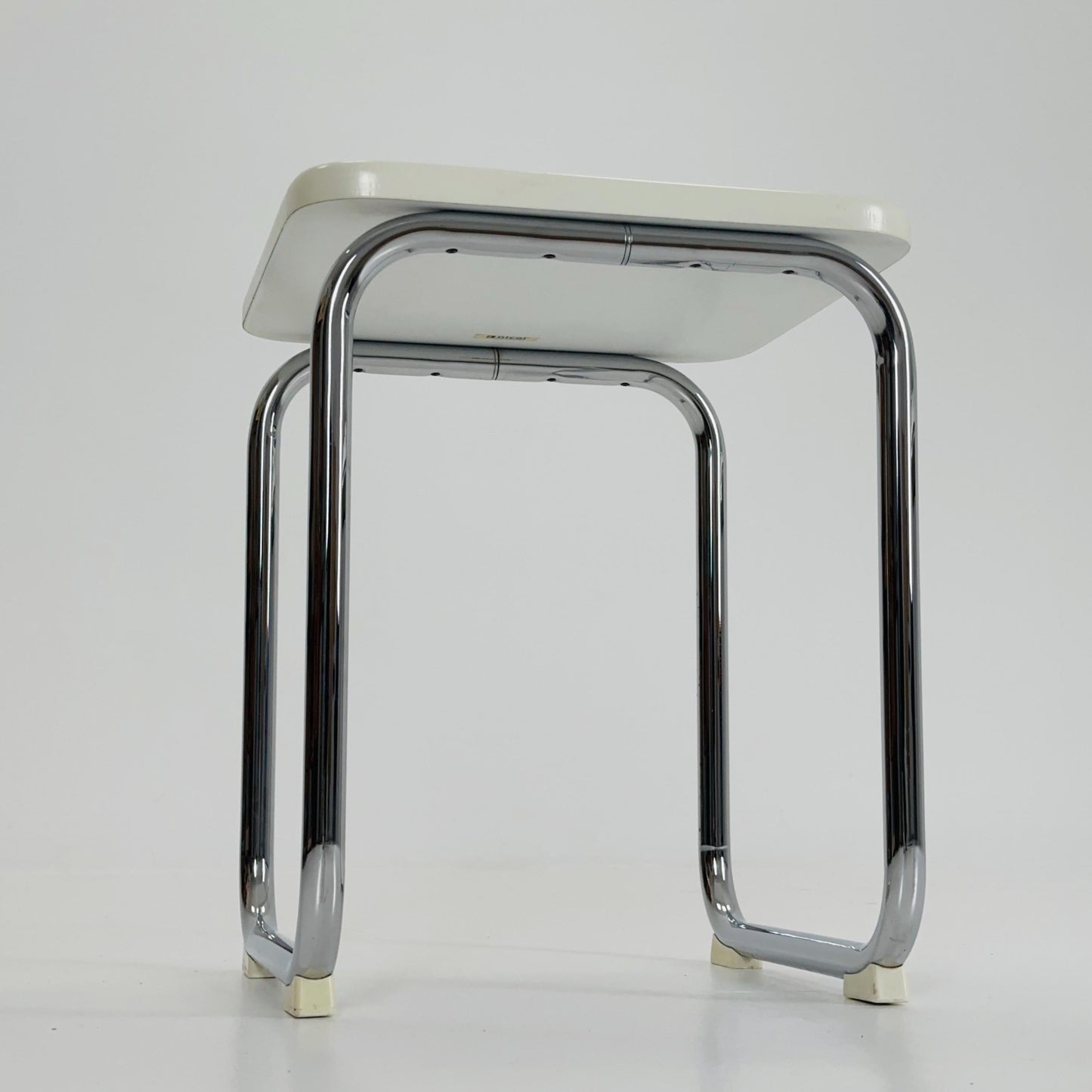 Mid Century Bauhaus Side Table / Stool by Nicol, Bauhaus Germany 1980s