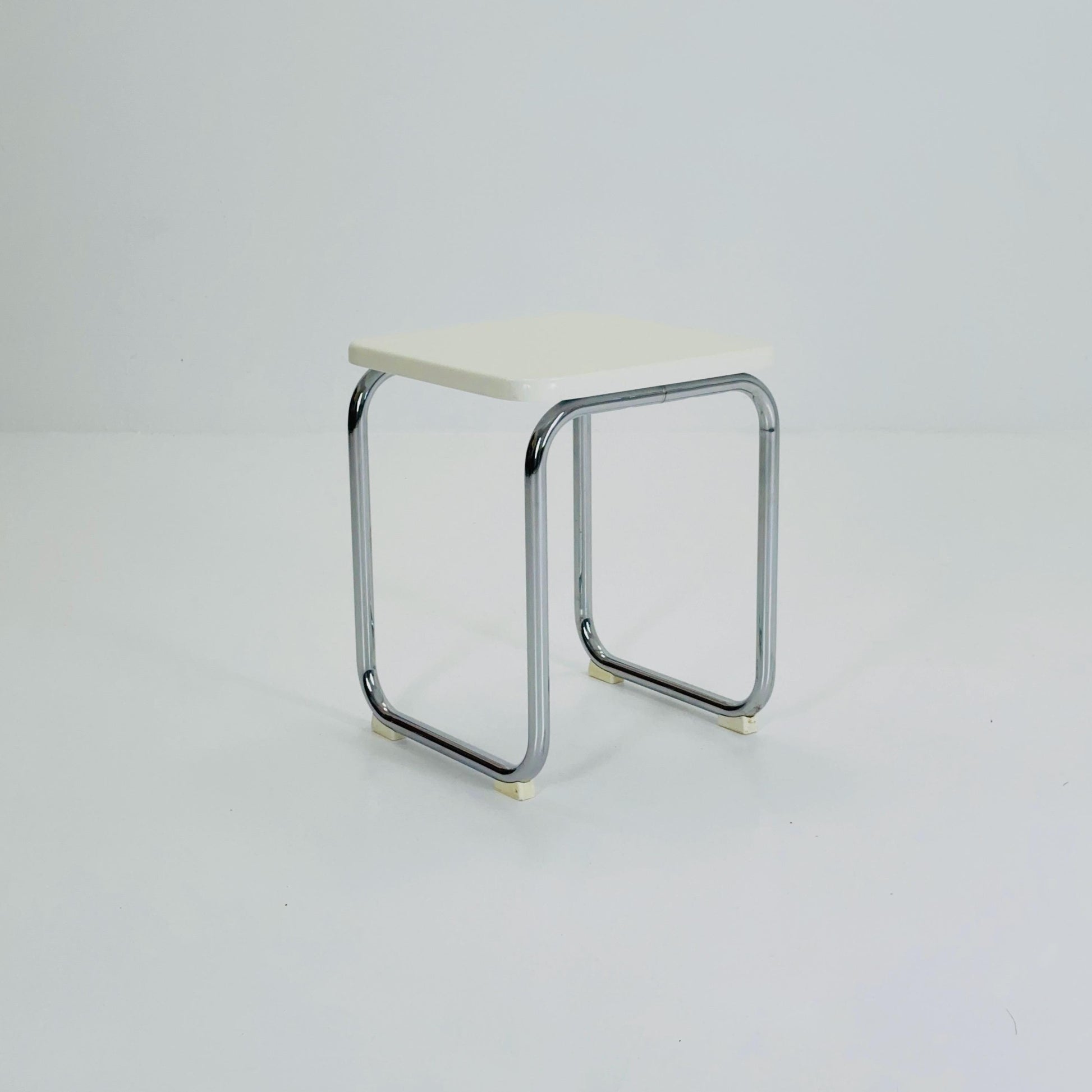 Mid Century Bauhaus Side Table / Stool by Nicol, Bauhaus Germany 1980s