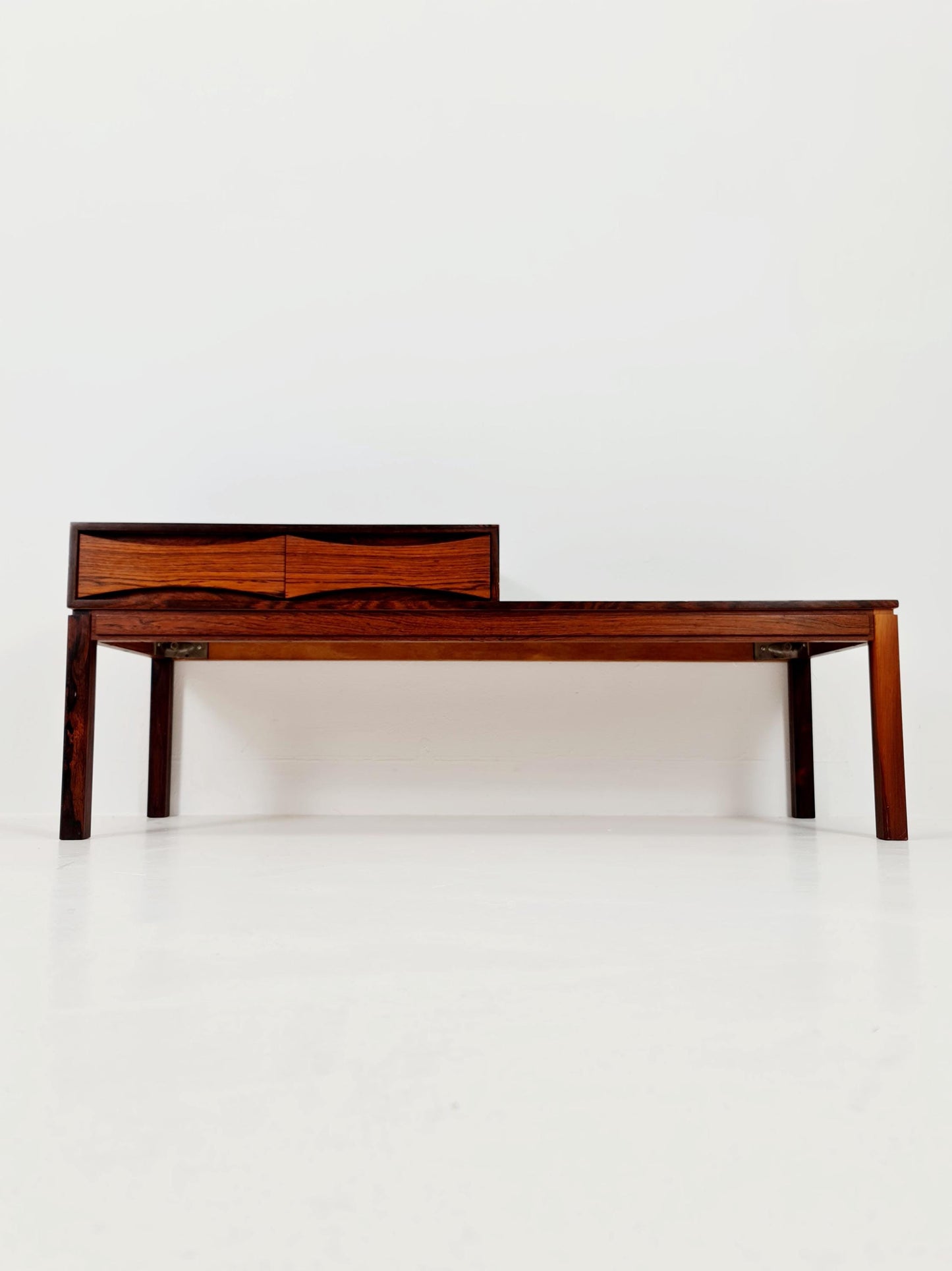 Danish teak & Rosewood telefon table/ hallway table Wards Ateljer AB Denmark, 1960s