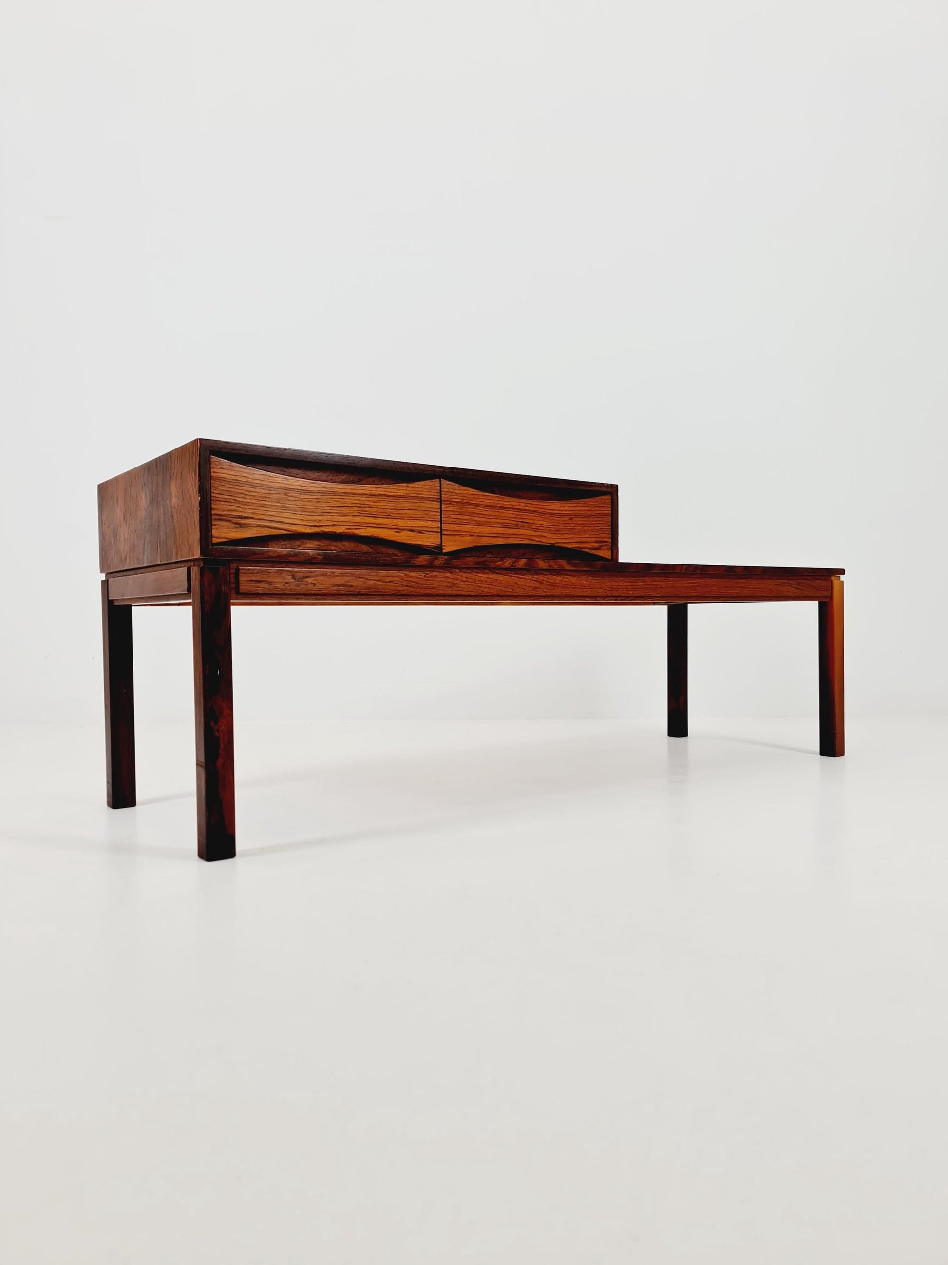 Danish teak & Rosewood telefon table/ hallway table Wards Ateljer AB Denmark, 1960s