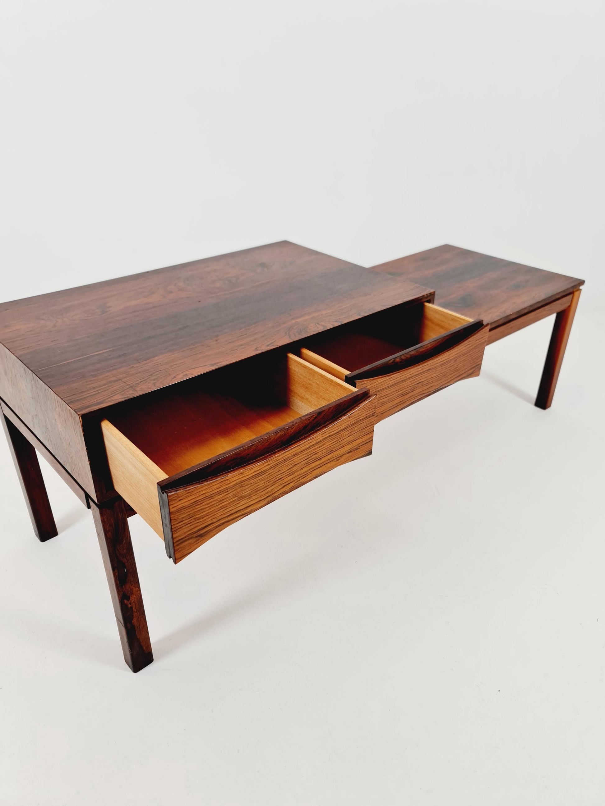 Danish teak & Rosewood telefon table/ hallway table Wards Ateljer AB Denmark, 1960s