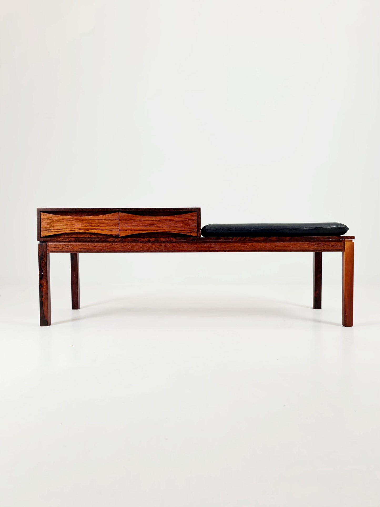 Danish teak & Rosewood telefon table/ hallway table Wards Ateljer AB Denmark, 1960s