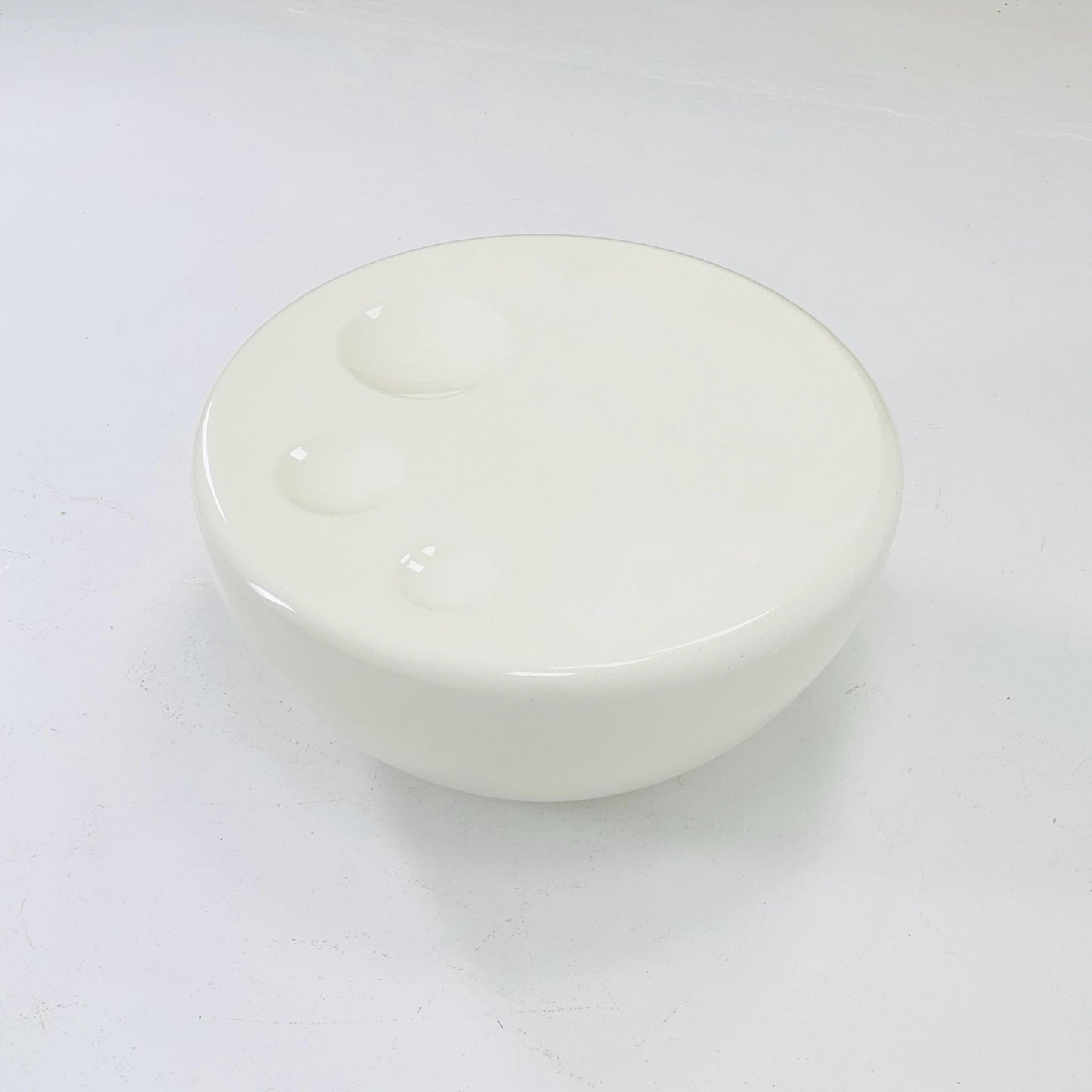 Mcm Coffee Table Moon by Mike To for Infiniture Space Age White Fiberglass Modern Indoor and Outdoor Design 1960s Style