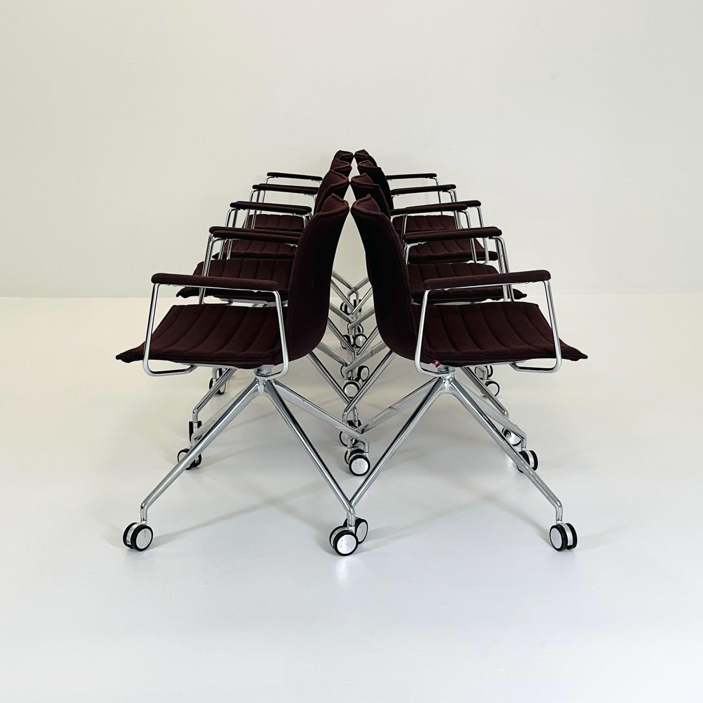 1 of 8 Mid-Century design CATIFA 46 Armchairs by Lievore Altherr Molina for Arper Italy