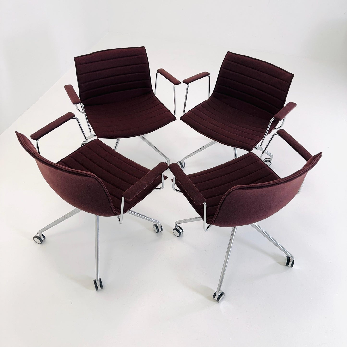 set of 8 Mid-Century design CATIFA 46 Armchairs by Lievore Altherr Molina for Arper Italy