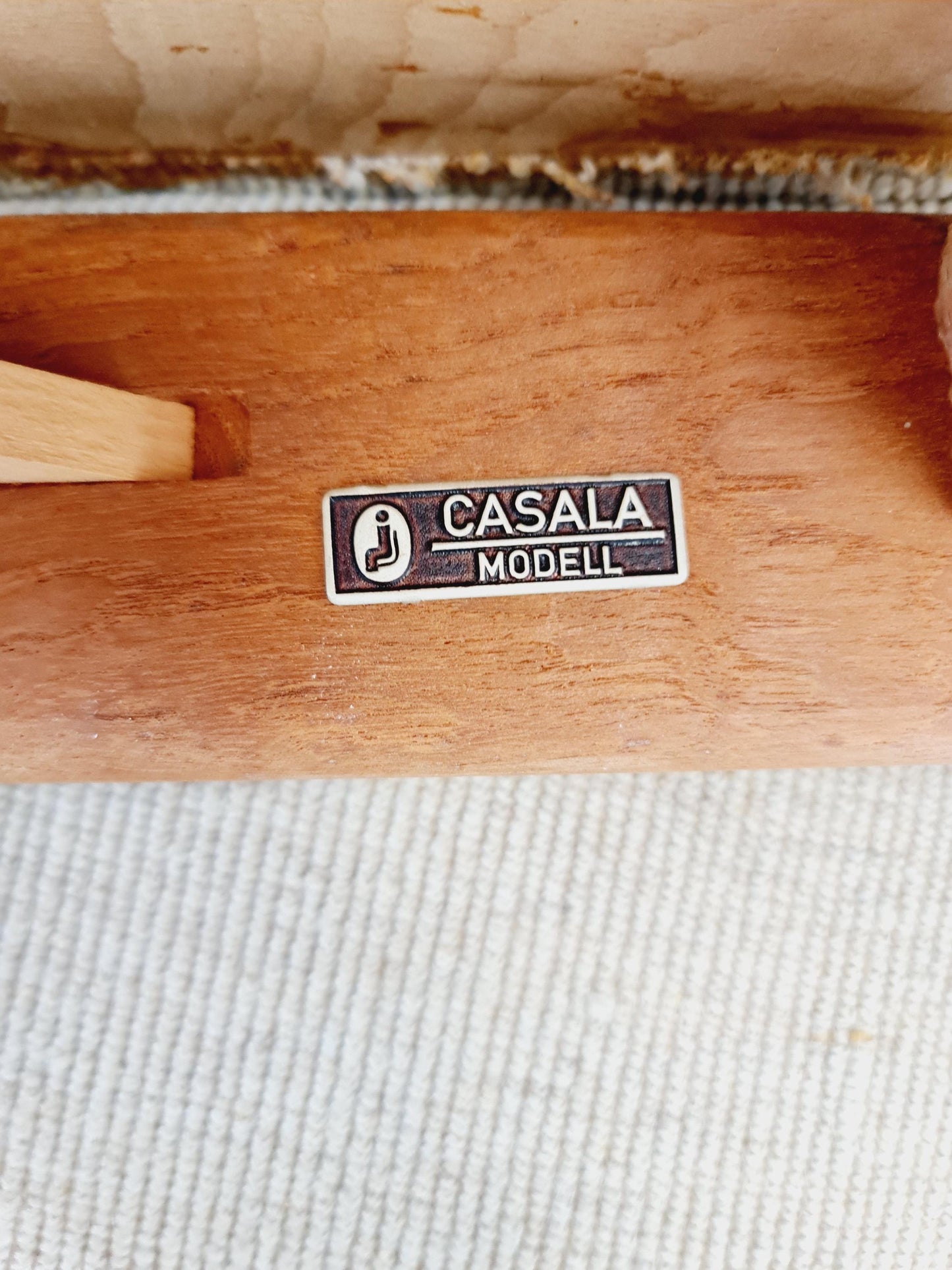 Vintage Midcentury German teak chairs by Casala, 1960s set of 4