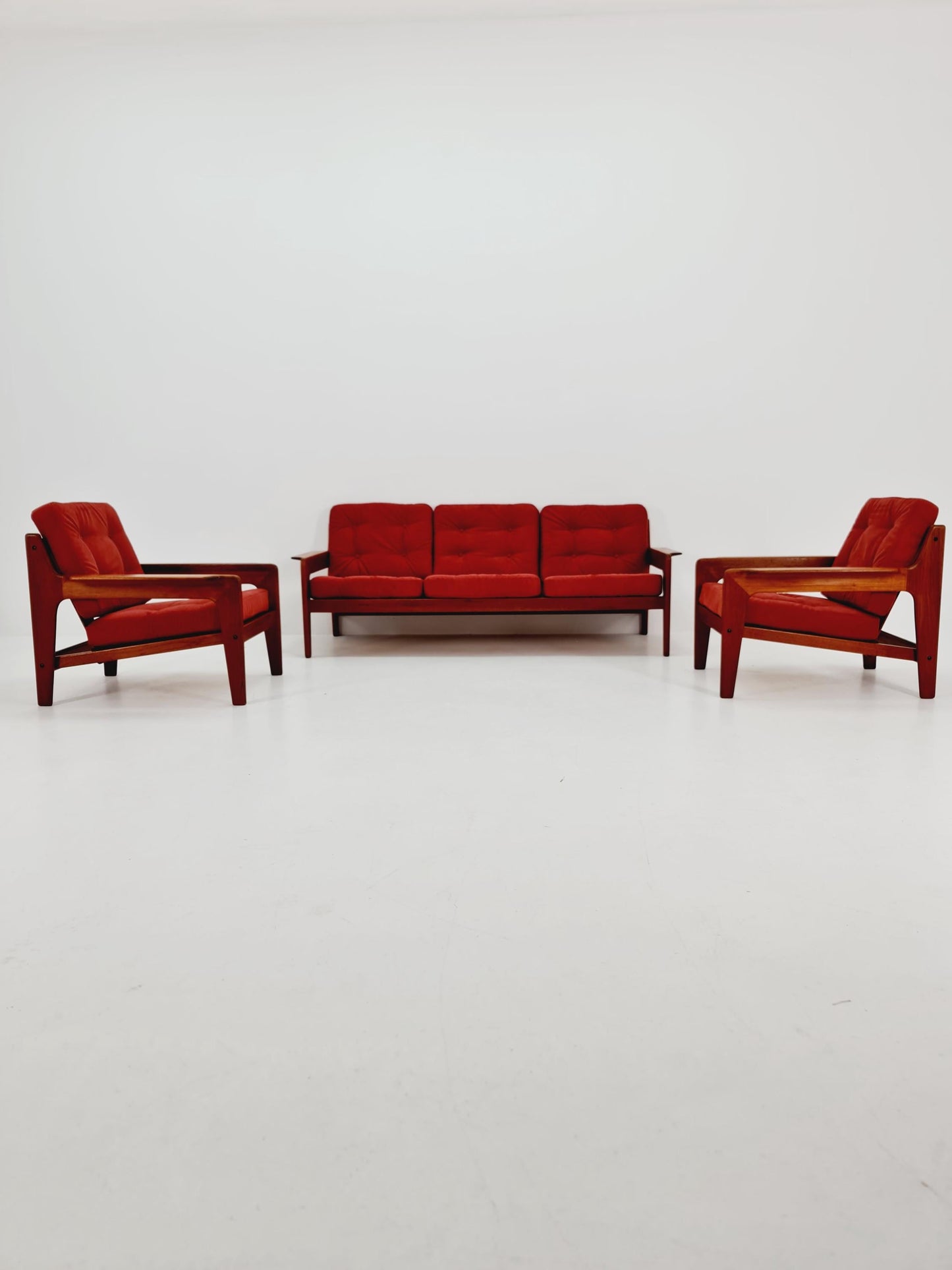 Mid century easy lounge couch by Arne Wahl Iversen for komfort teak , 1960s