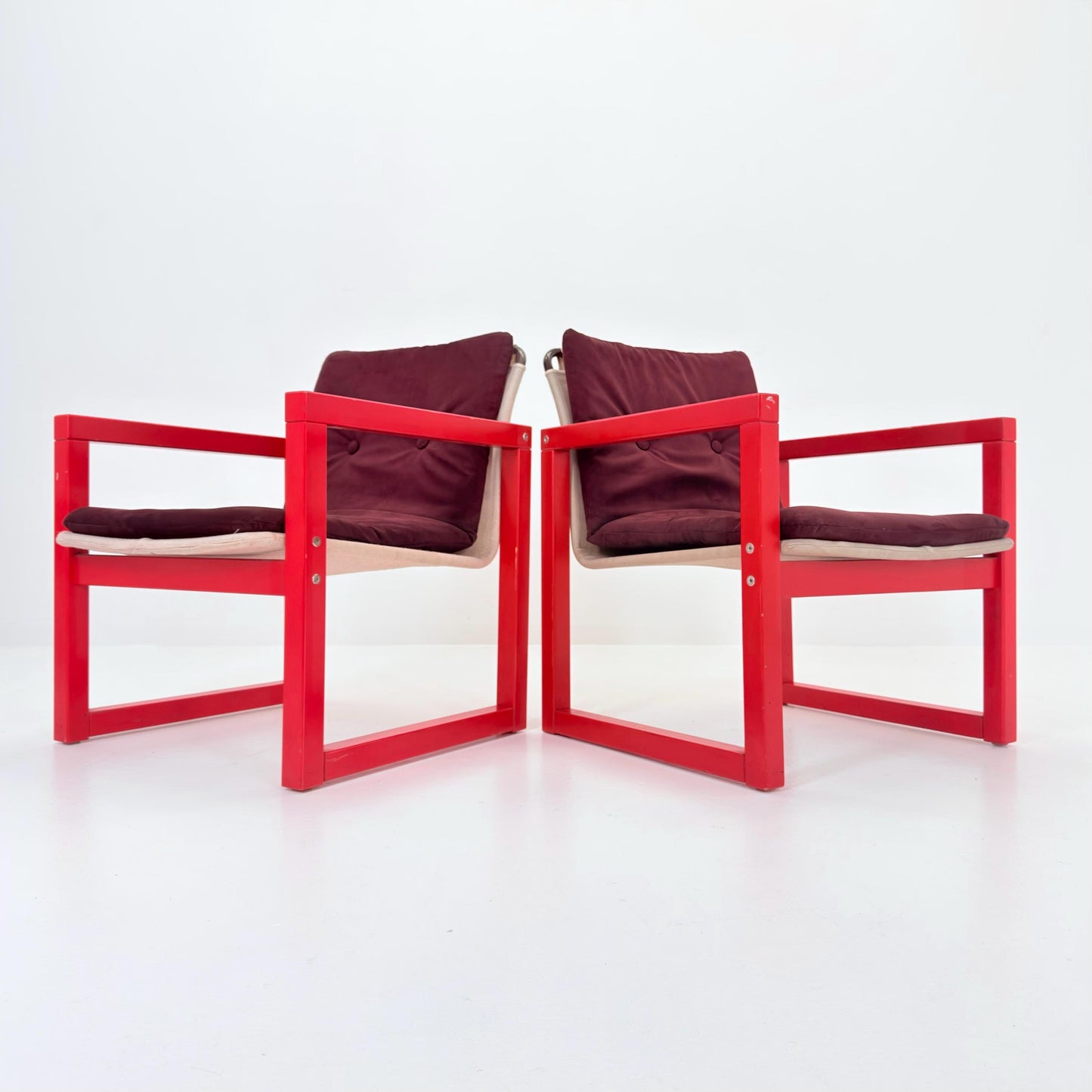 Mid Century Diana Safari Lounge Chairs – Set of Two by Karin Mobring for IKEA, 1970s