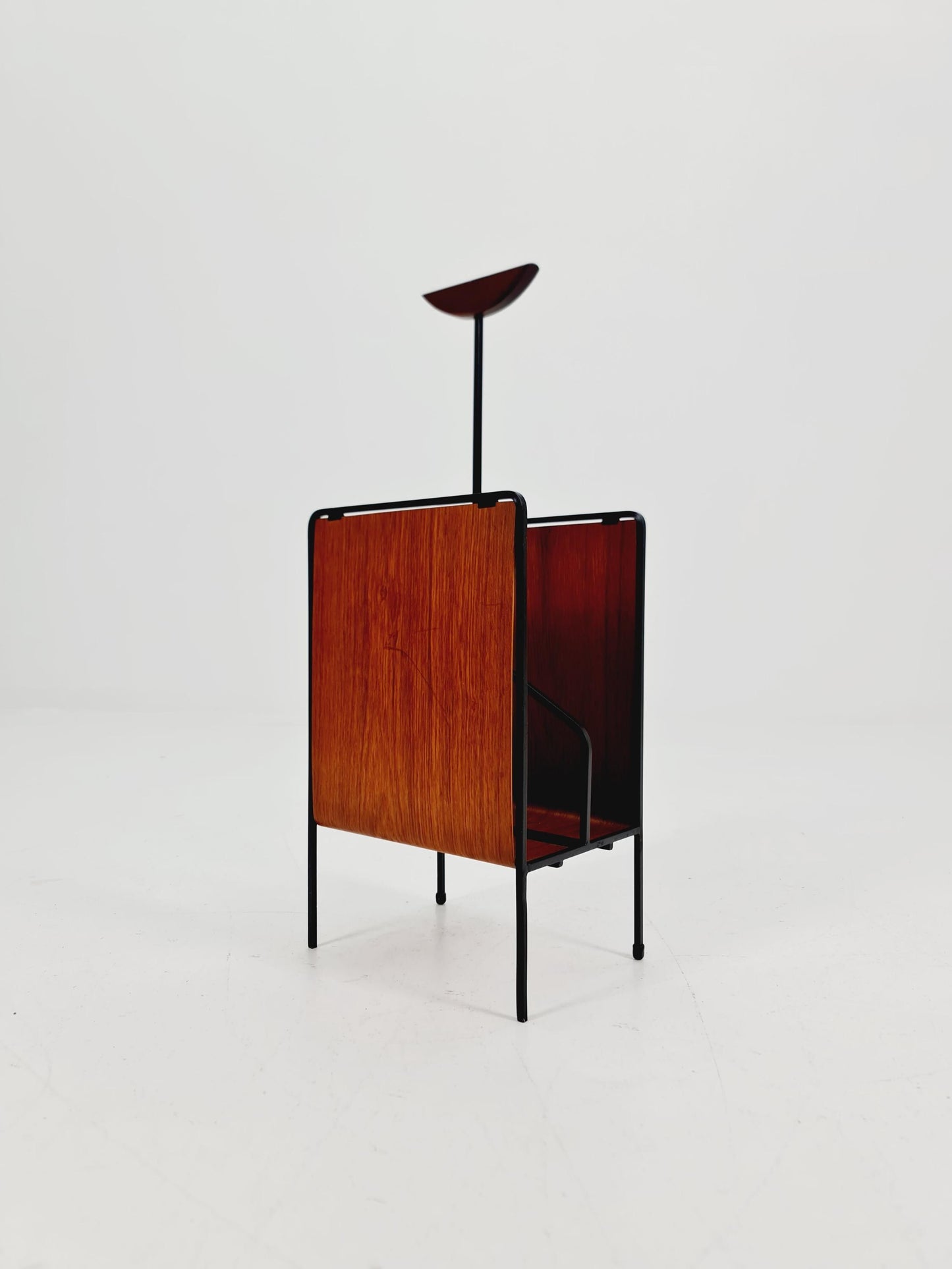 Danish Mid century Solid teak magazine rack 1960s