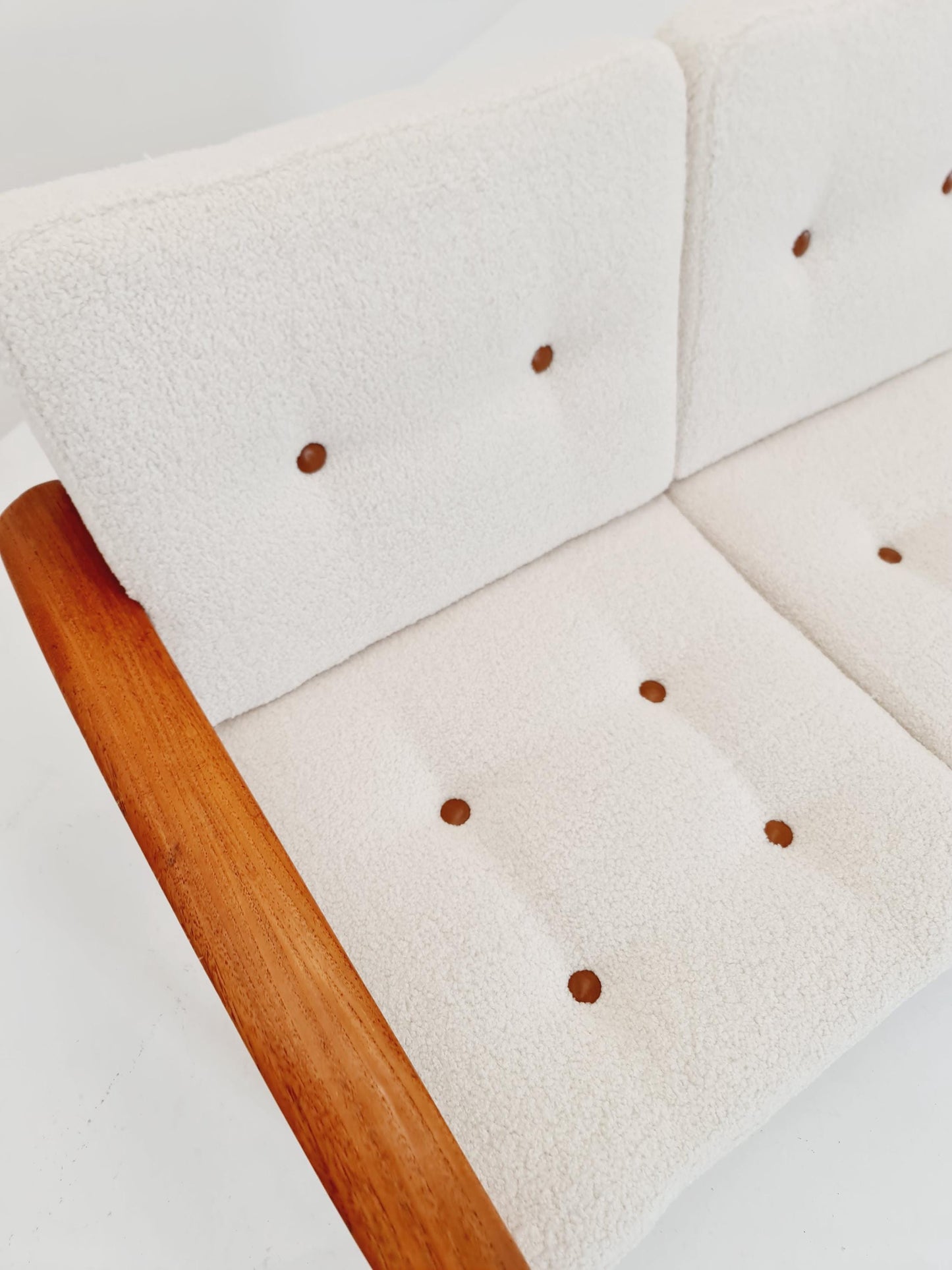Mid century easy lounge couch by Sven ellekaer for komfort teak , 1960s