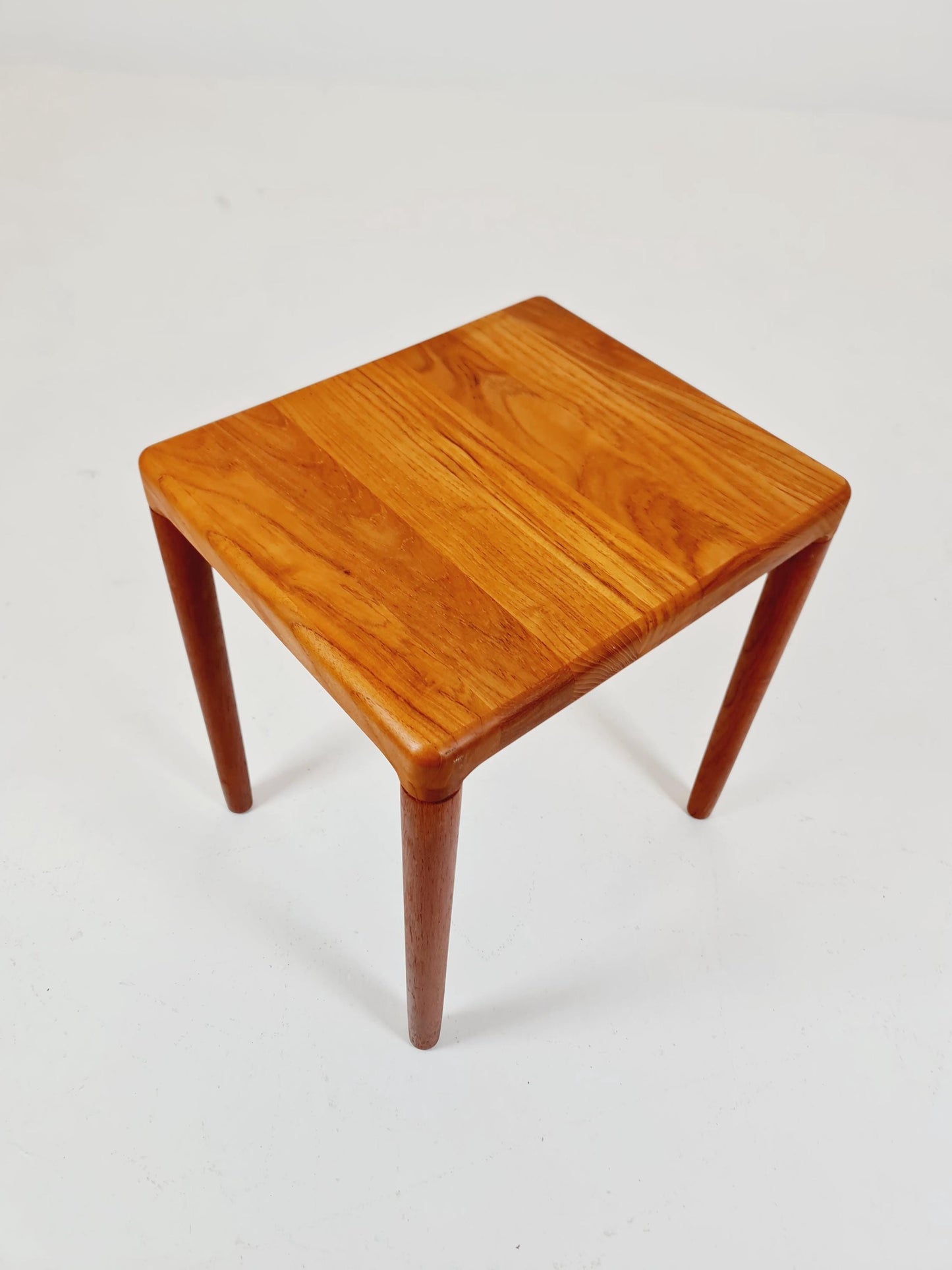 Midcentury Danish Solid teak side table by H.W Klein for Bramin 1960s