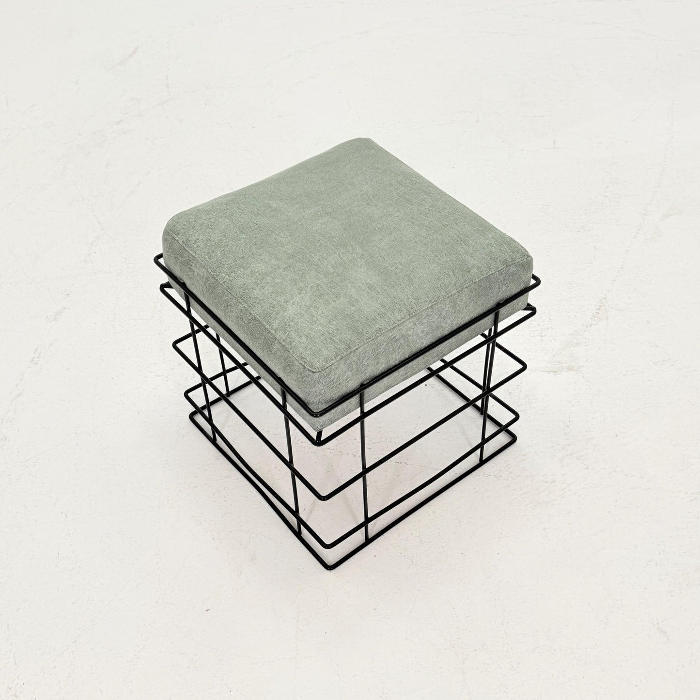 Mid Century T1 Square Wire Stool by Verner Panton – 1980s