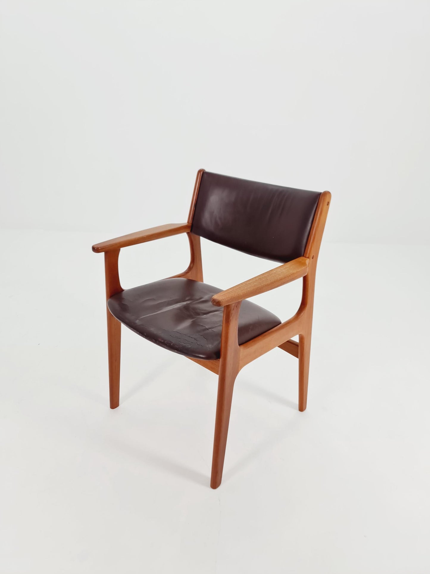 Danish Rare Teak Armchair By Erik Buch for Orum , 1960s