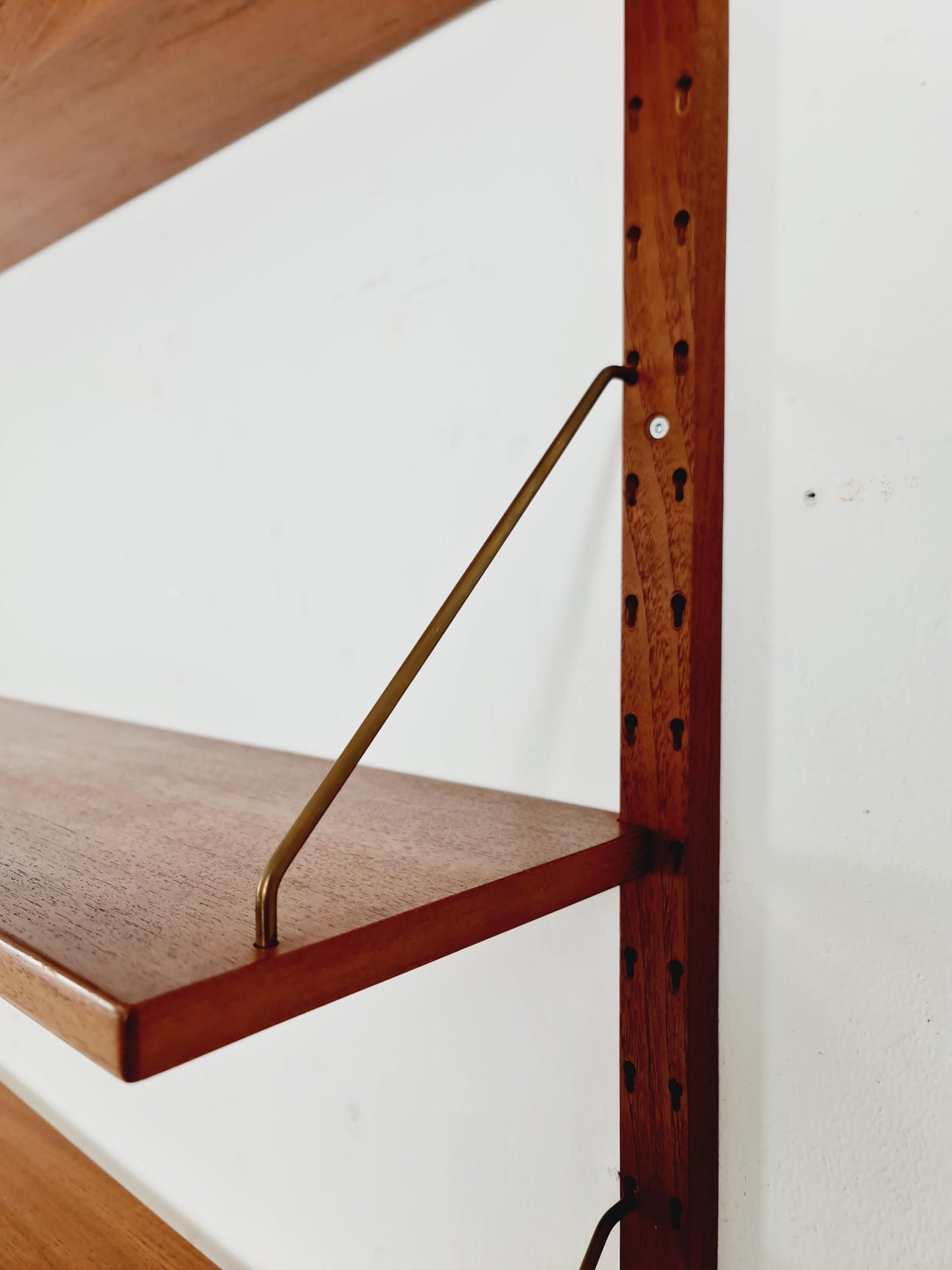 Rare Mid century Danish Teak Wall Unit by Sven Ellekaer For Abert Hansen, Denmark, 1960s